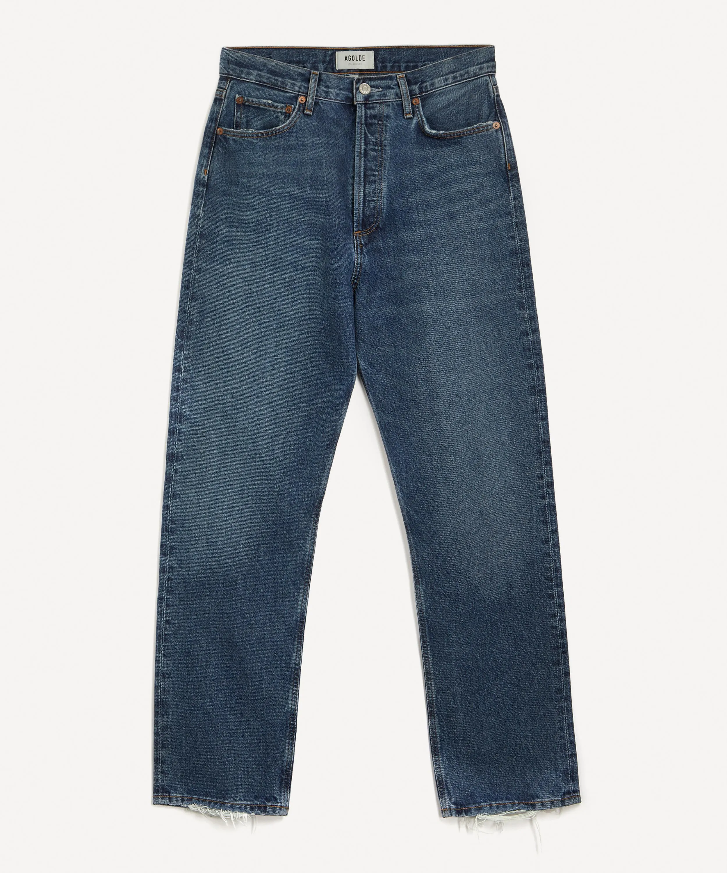 90s Pinch Waist High Rise Straight Jeans