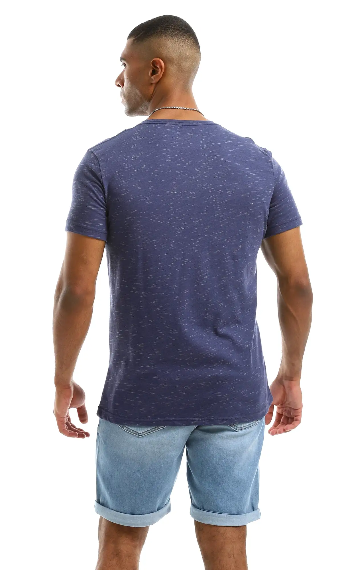 97920 Heather Navy Blue Summer Tee