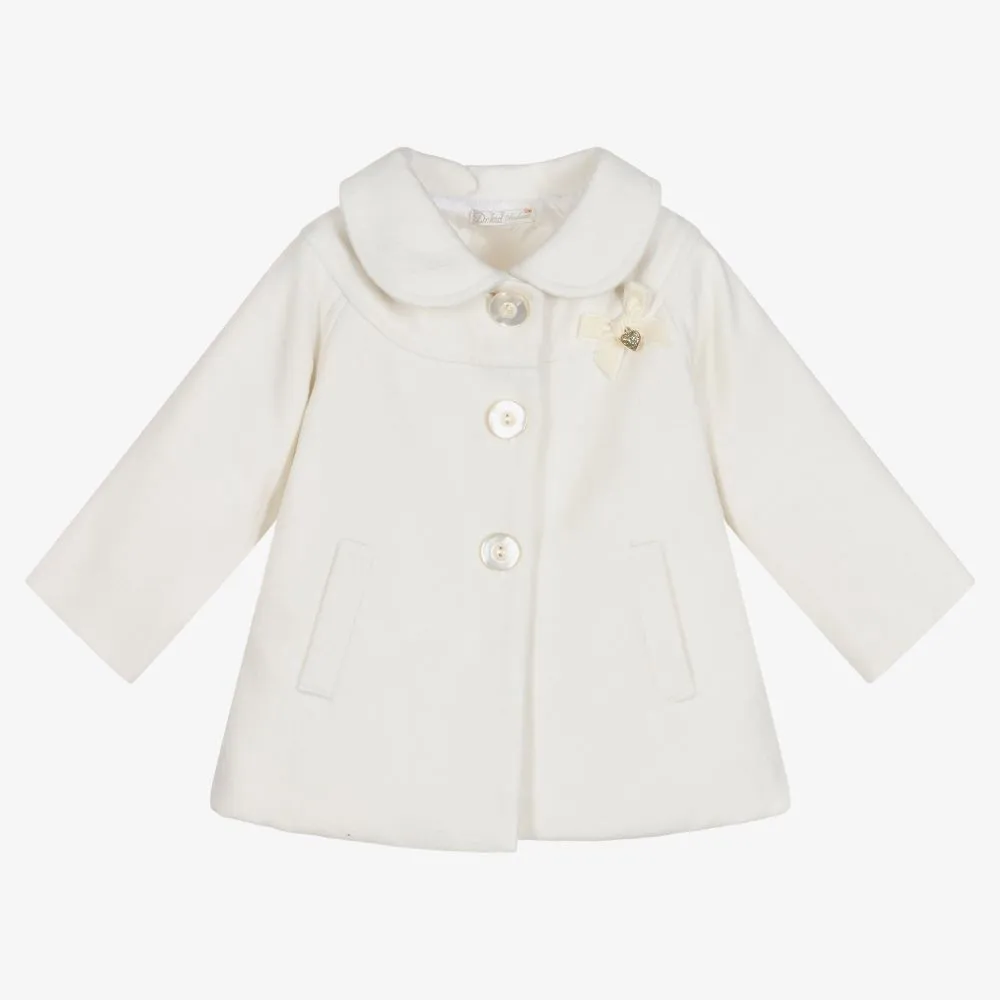 Baby Girls Ivory Coat