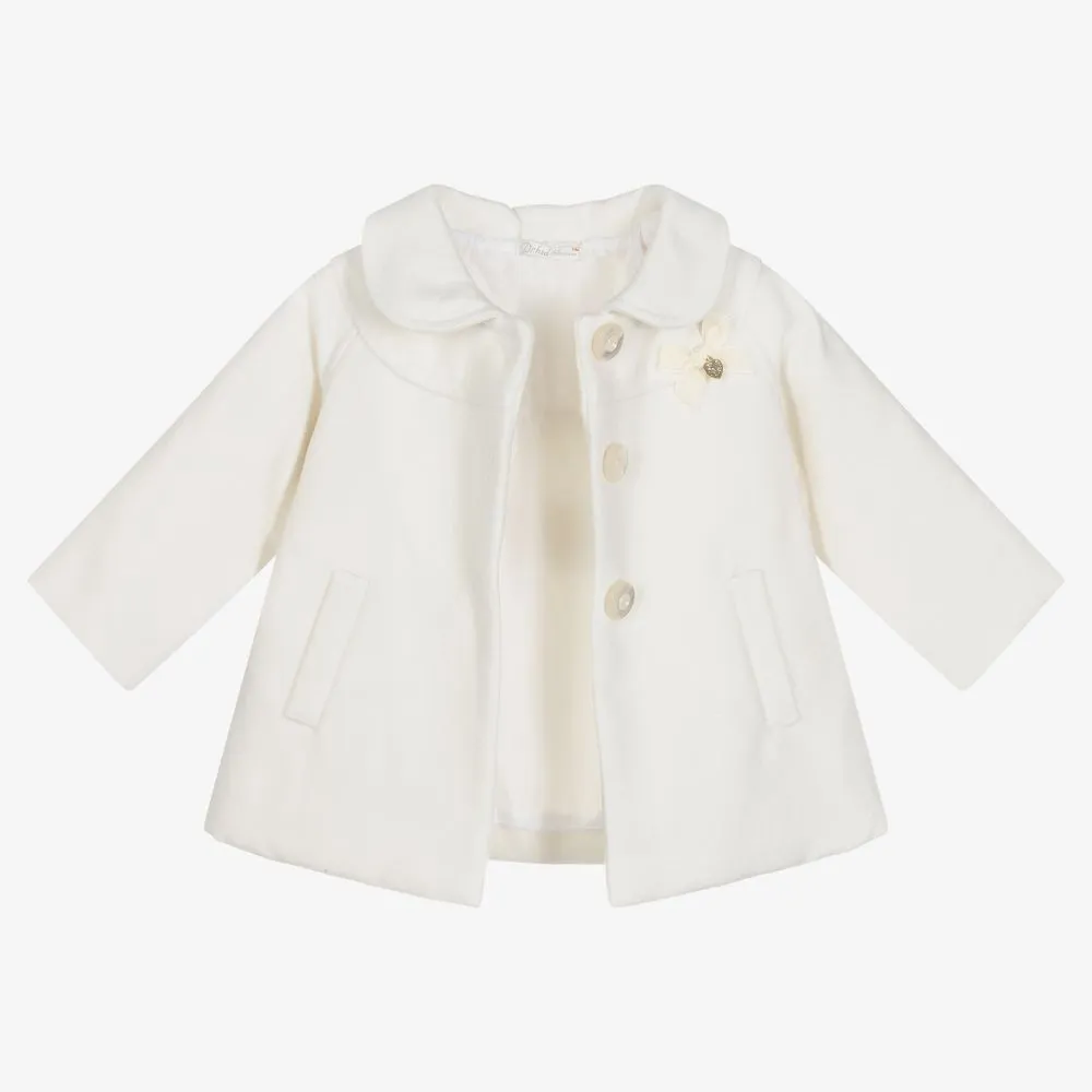 Baby Girls Ivory Coat