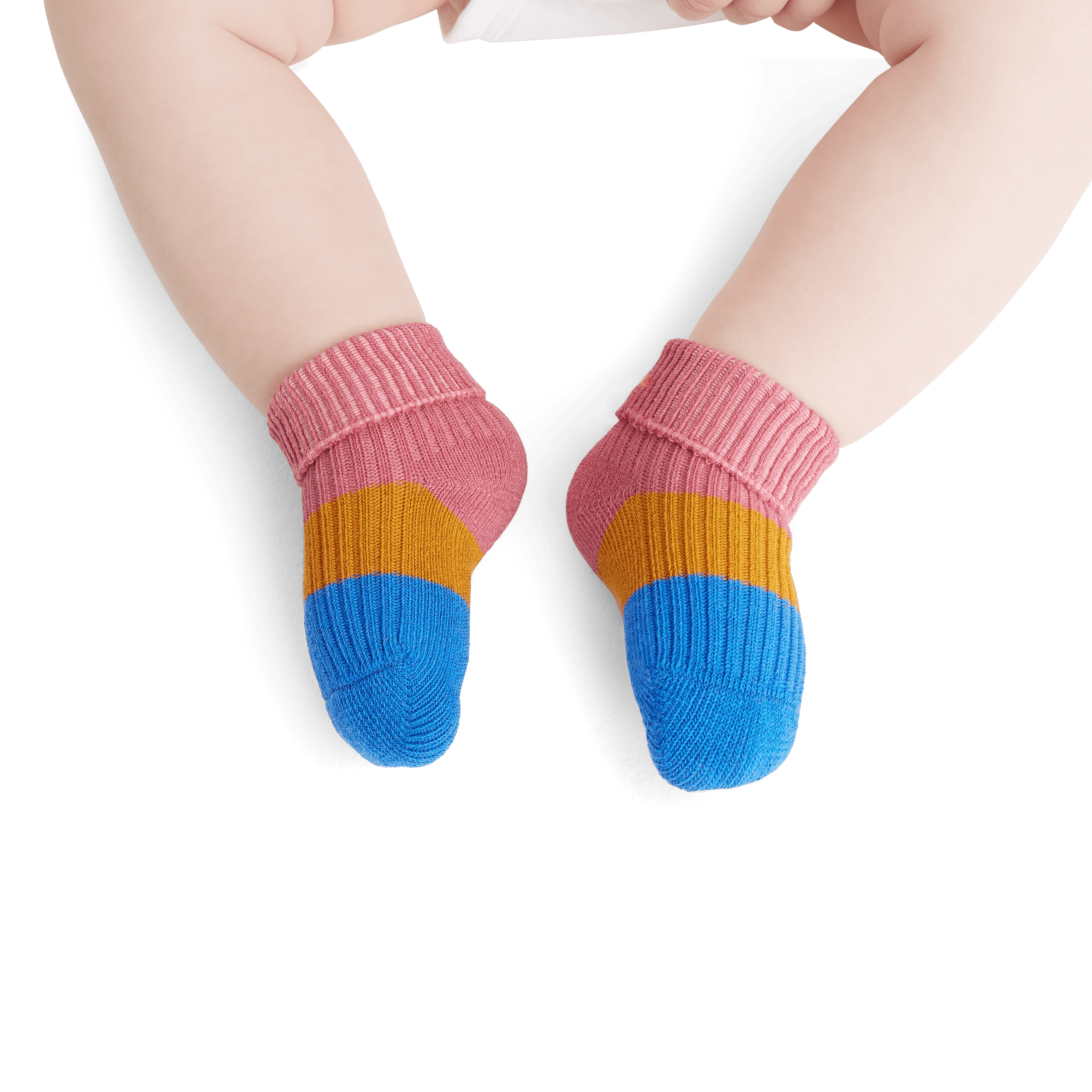 Baby Lightweight Ribbed Sock 4-Pack (0-6 Months)