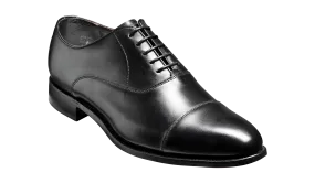 Barker Duxford  toe-cap Oxford Shoe  -Black Calf