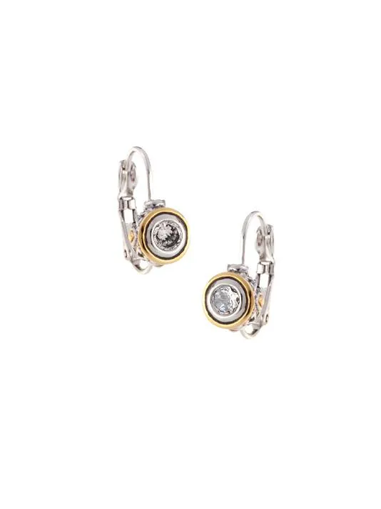 Beijos 5mm Cubiz Zirconia Bezel Set Earrings by John Medeiros - Available in Multiple Colors