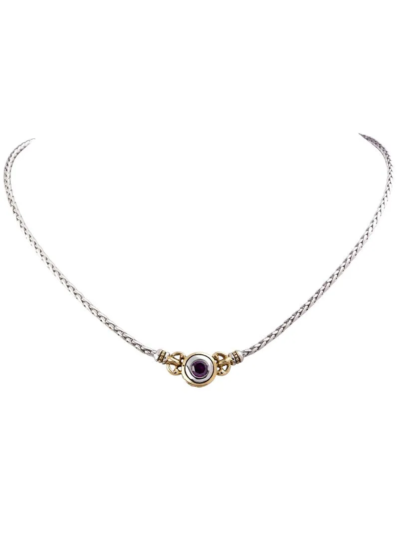 Beijos 6mm CZ Single Stone Necklace by John Medeiros - Available in Multiple Colors