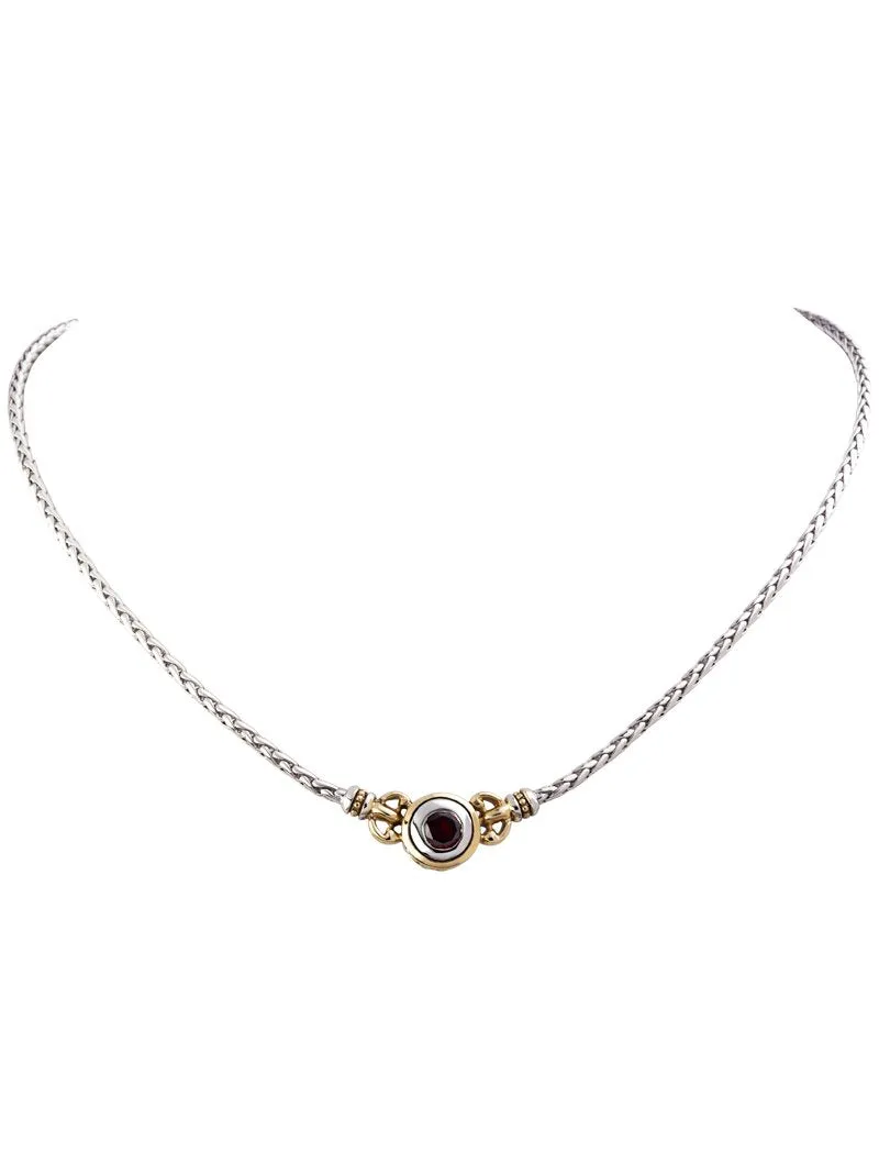 Beijos 6mm CZ Single Stone Necklace by John Medeiros - Available in Multiple Colors