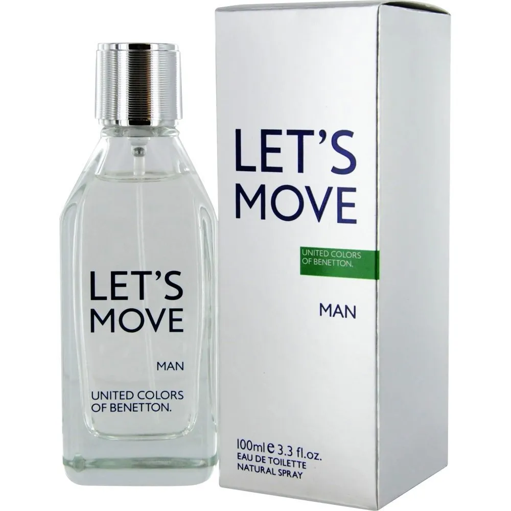 Benetton Let's Move 3.3oz M EDT