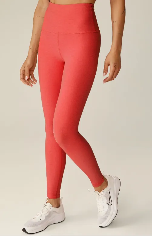 Beyond Yoga Spacedye caught in the Midi HW Legging