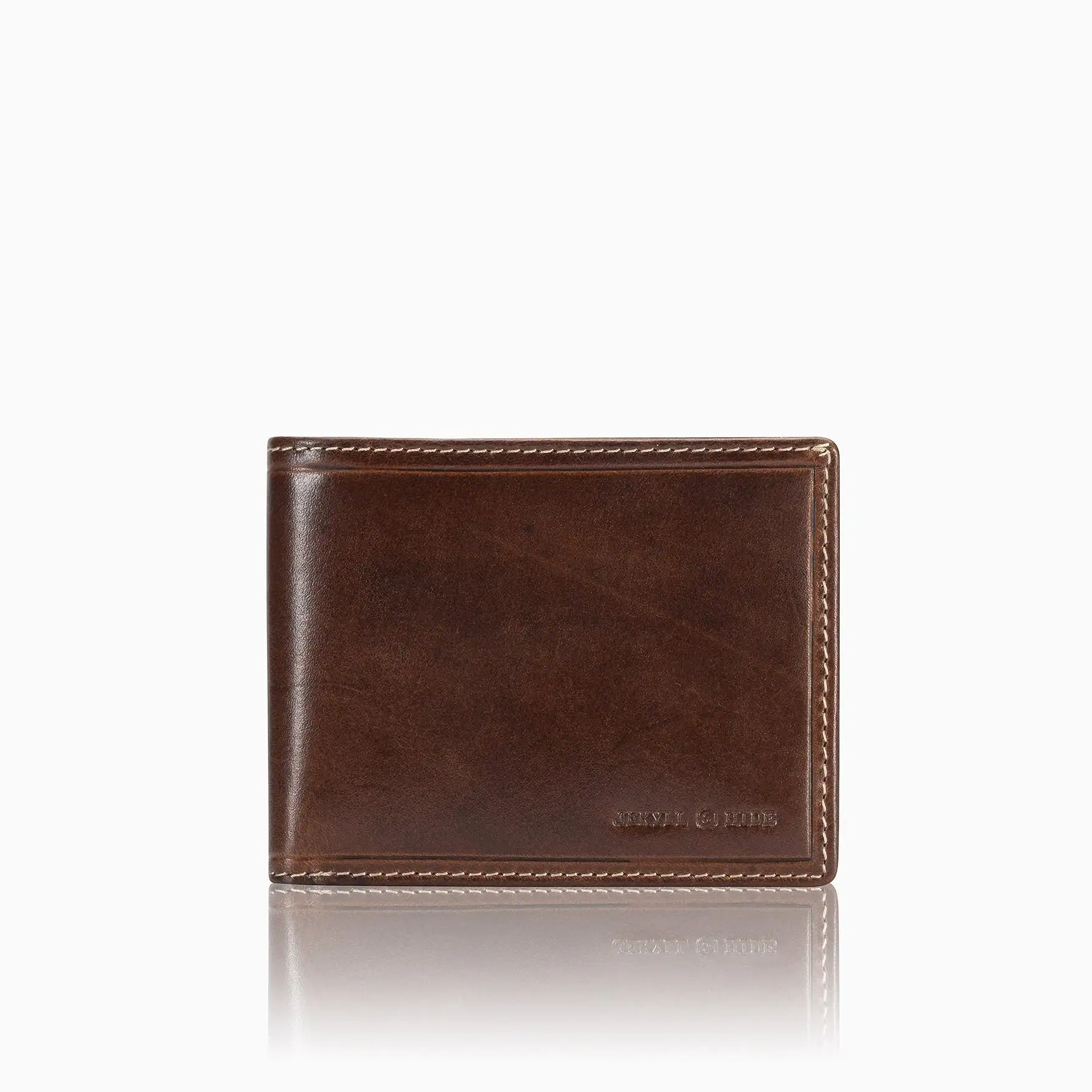 Bifold Card Holder, Coffee