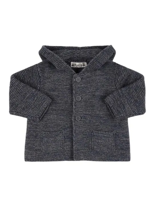 Bonpoint   Wool blend hooded coat 