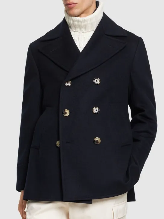 Brunello Cucinelli   Wool caban coat 