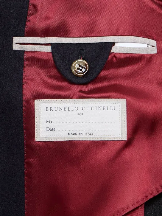 Brunello Cucinelli   Wool caban coat 