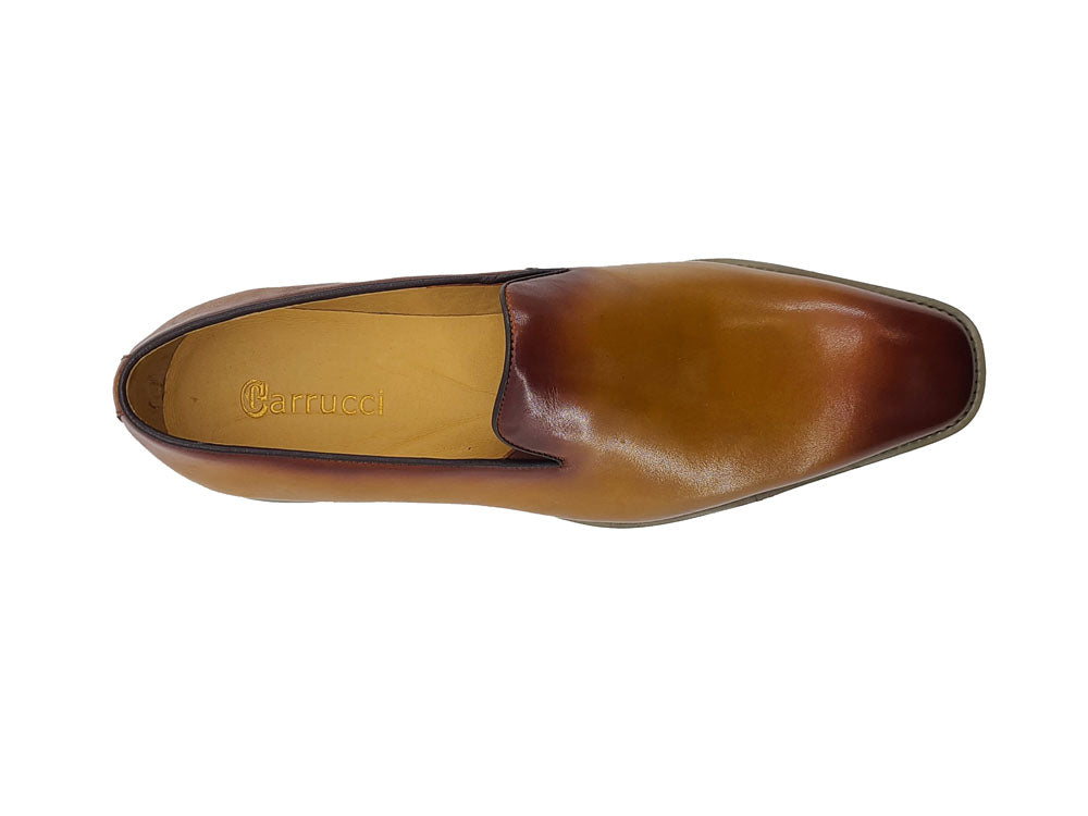 Burnished Wholecut Loafer Lightweight Sole