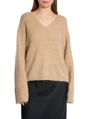 BY MALENE BIRGER SWEATER CIMONE TWILL BEIGE