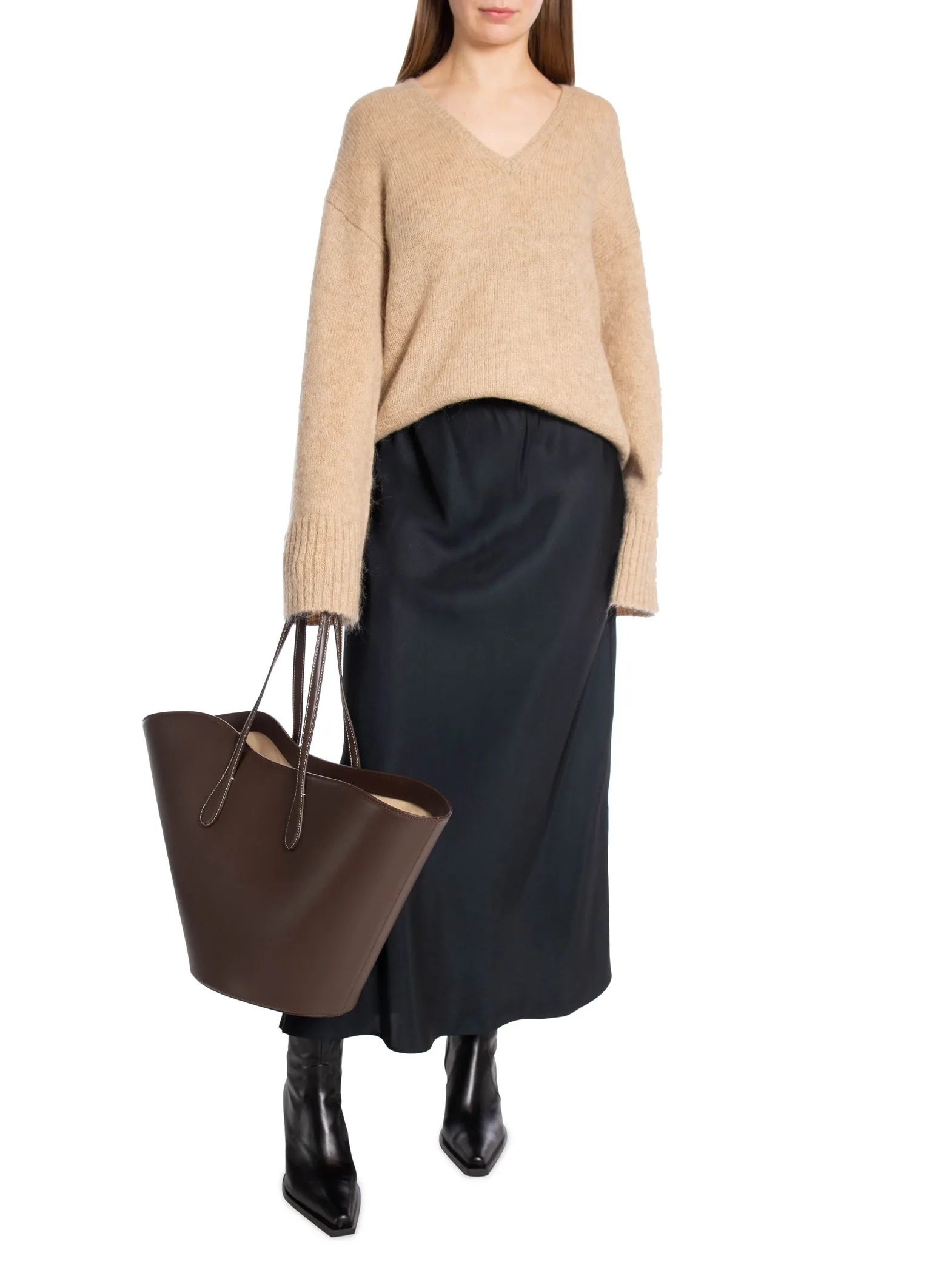 BY MALENE BIRGER SWEATER CIMONE TWILL BEIGE