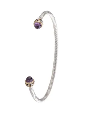 Canias Cor Collection Thin Wire Cuff Bracelet by John Medeiros - Available in Multiple Colors