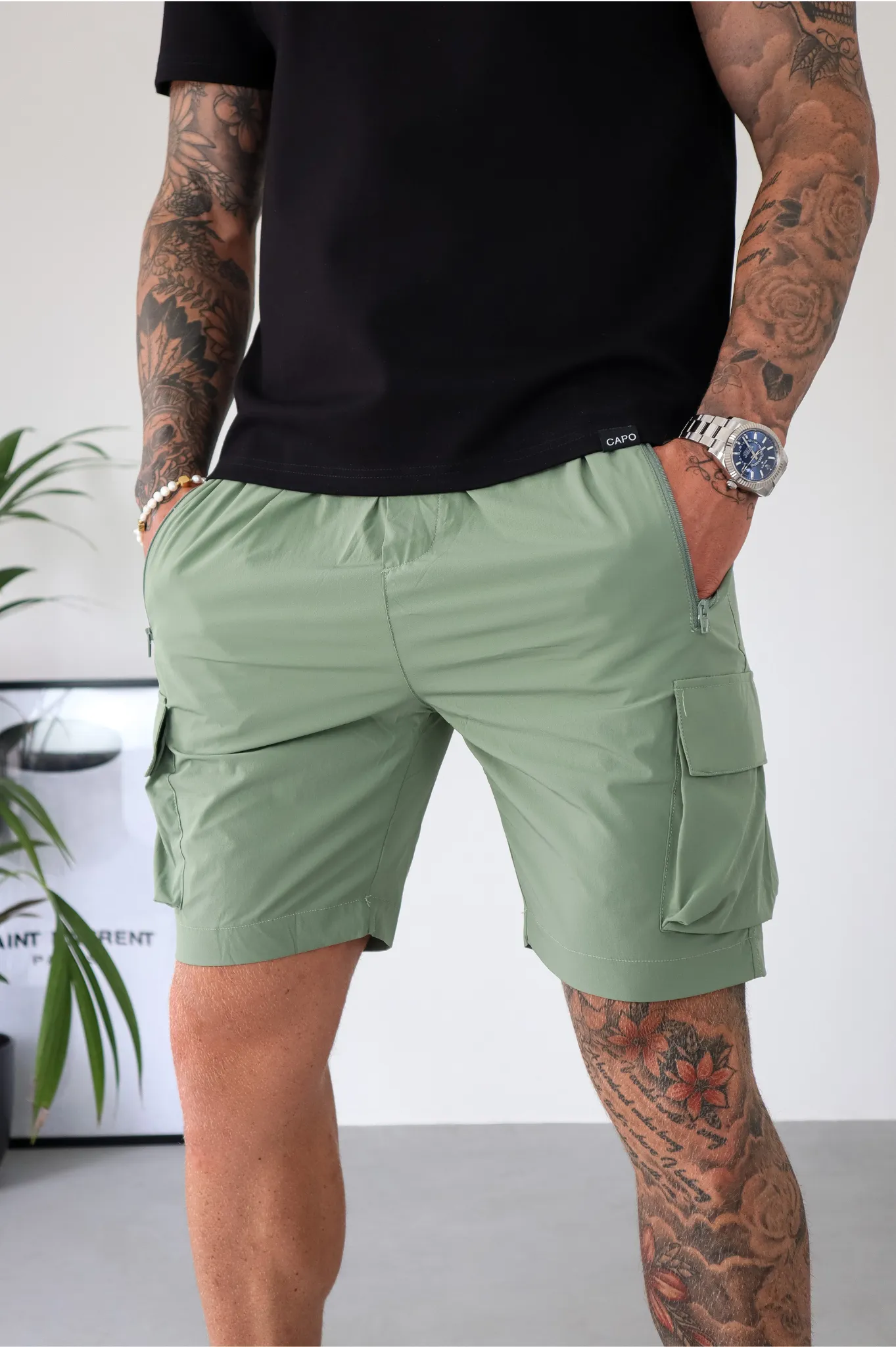 Capo LIGHTWEIGHT Cargo Short - Olive