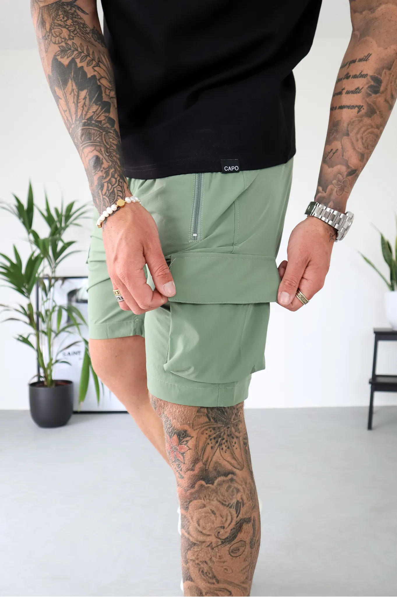 Capo LIGHTWEIGHT Cargo Short - Olive