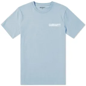 Carhartt WIP College Script TeeDusty Blue Heather