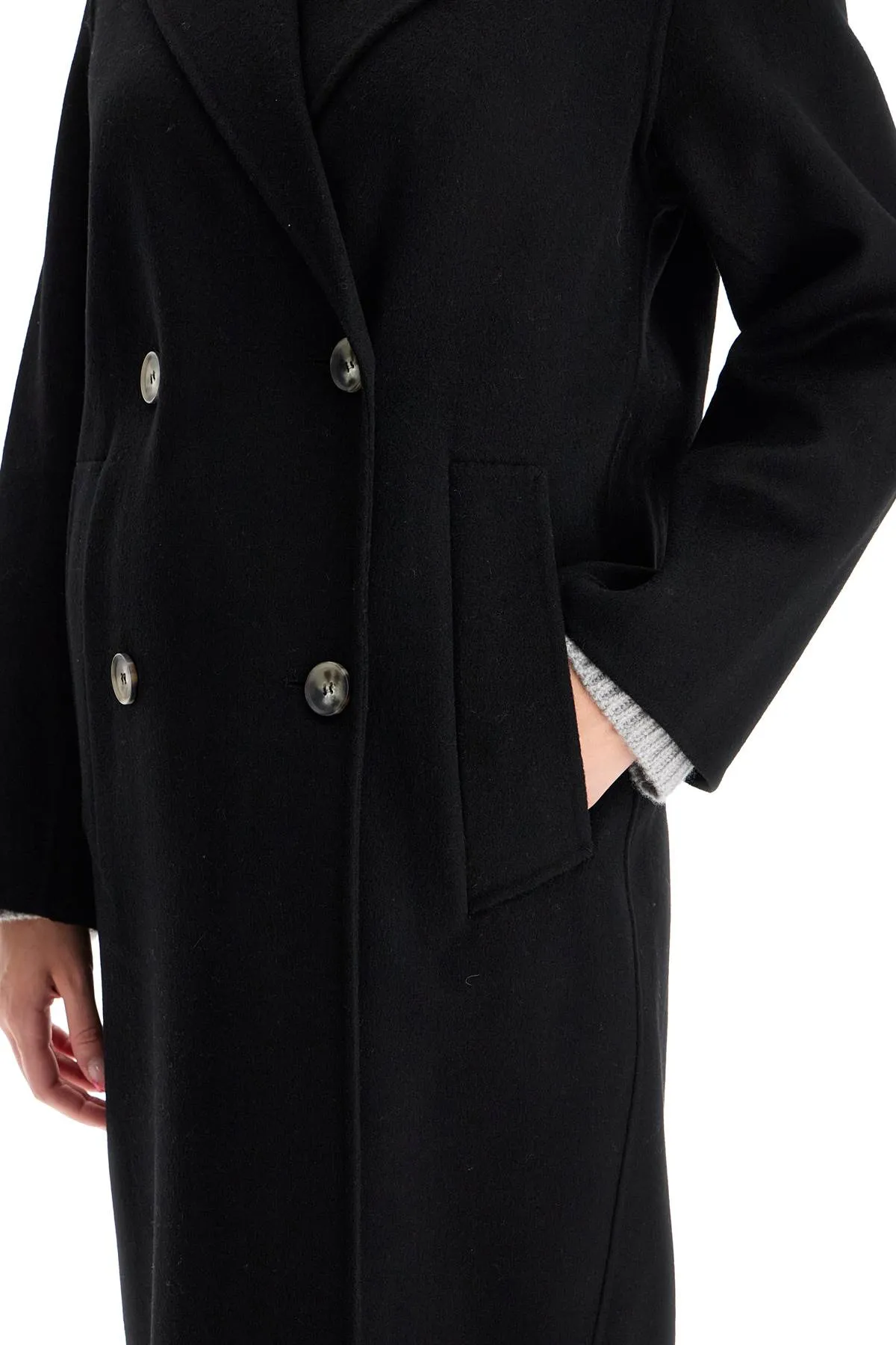 Clara Double Breasted Wool Coat