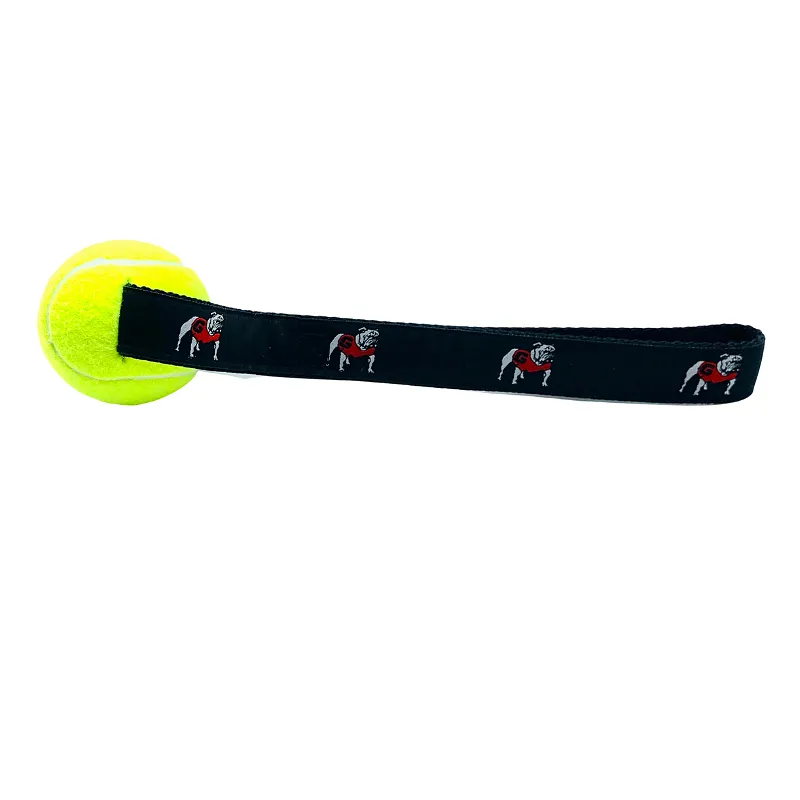 Dog Toy Tennis Ball & Strap - (multiple variants)