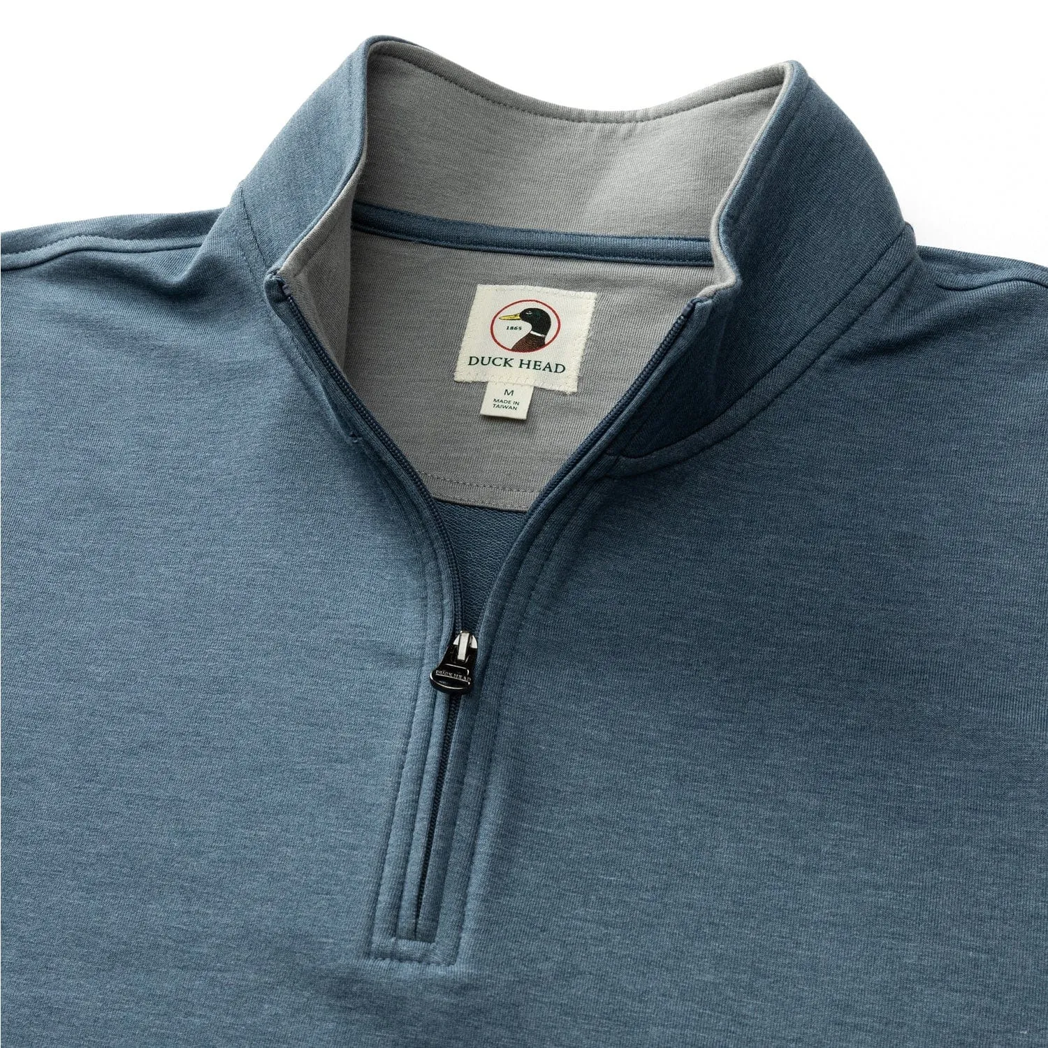 Dunmore 1/4 Zip Pullover- Vintage Blue Heather