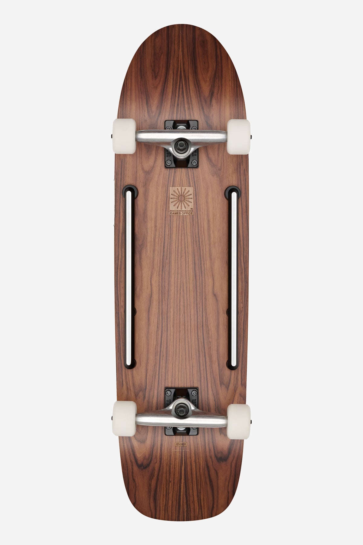 Eames Ltd. Lounge Skateboard - Rosewood/Black Leather