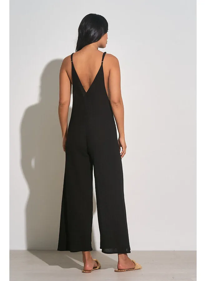 Elan V-Neck Jumpsuit With Pockets