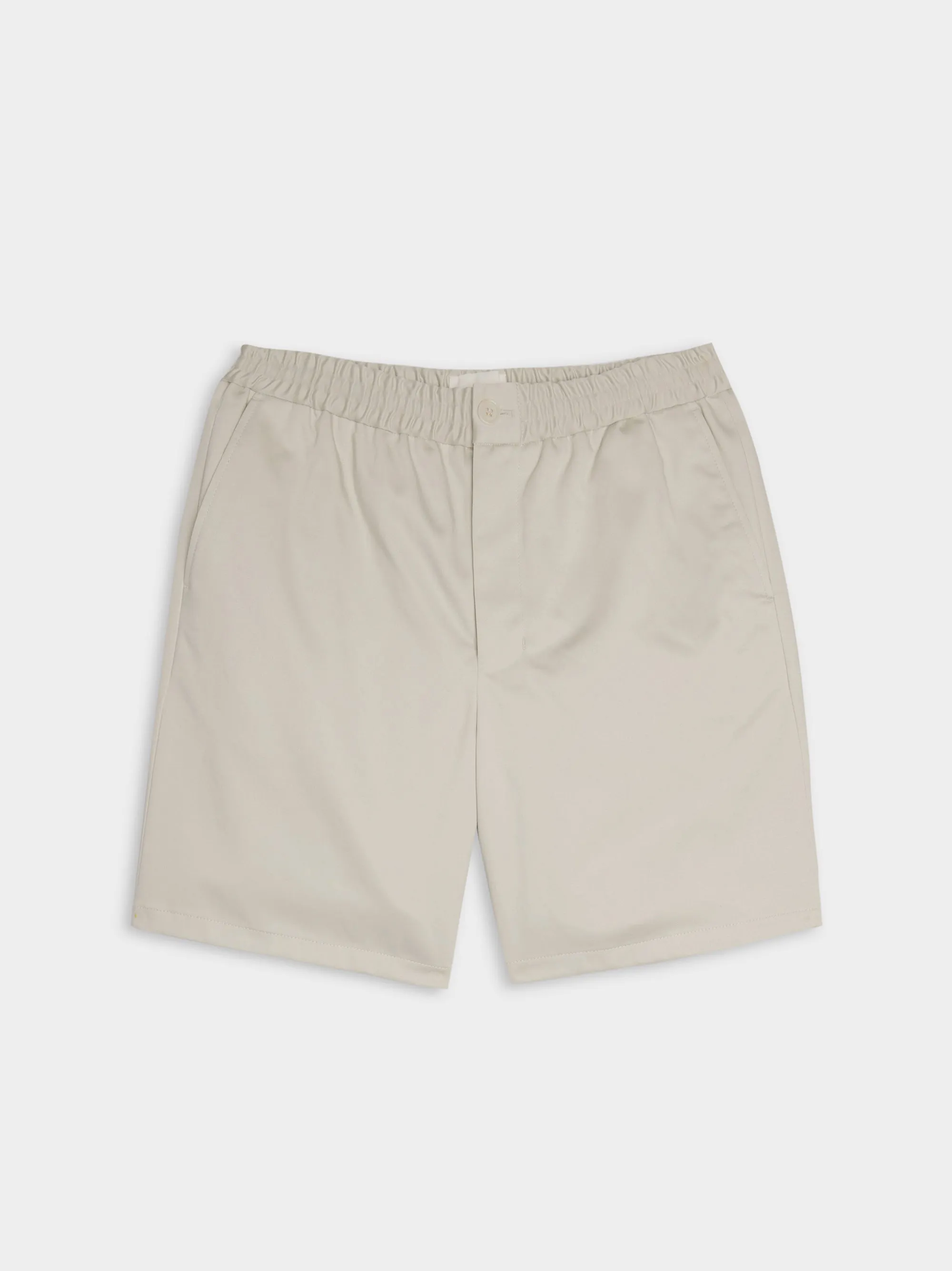 Elasticated Waist Shorts, Chalk