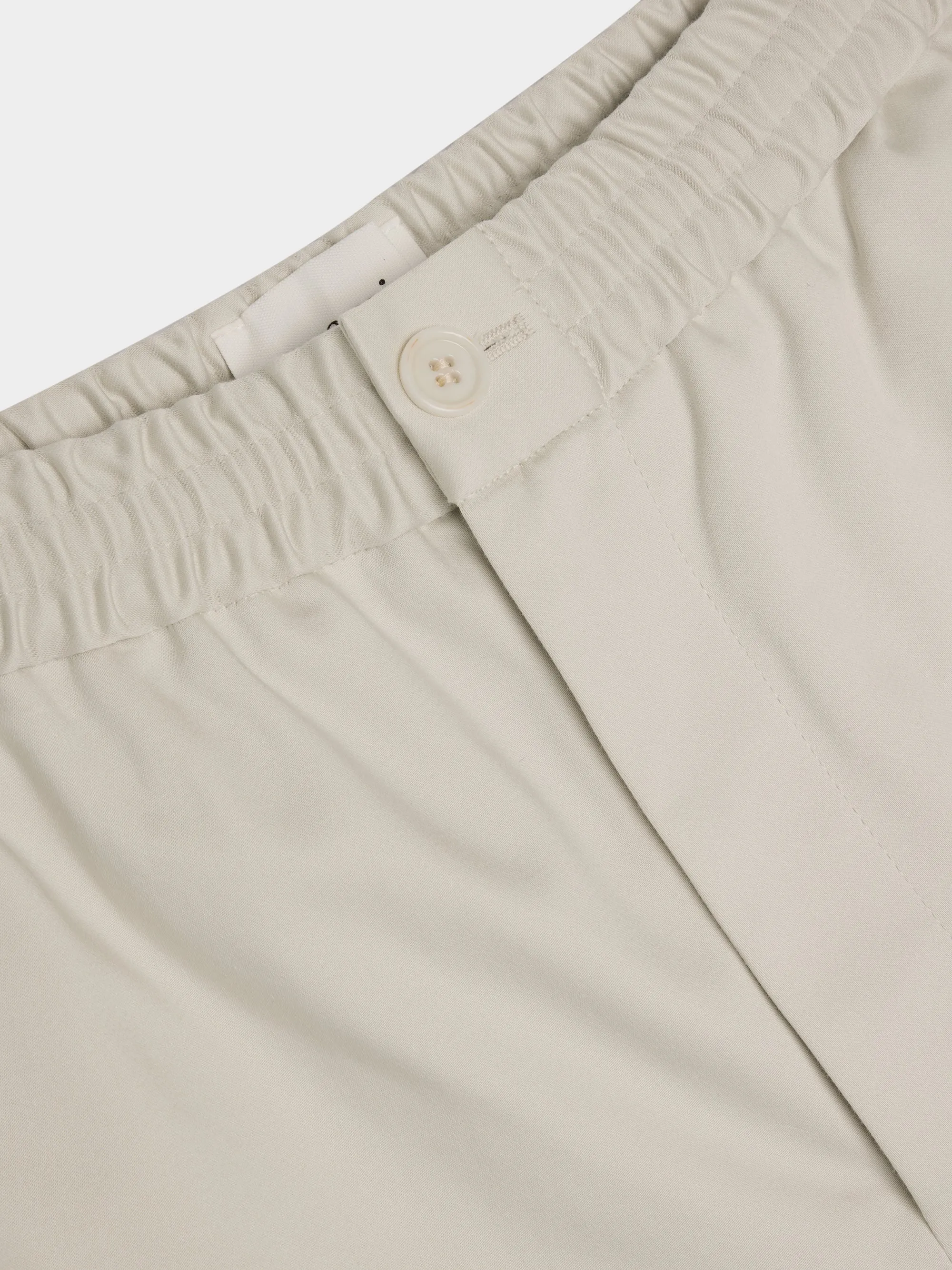 Elasticated Waist Shorts, Chalk