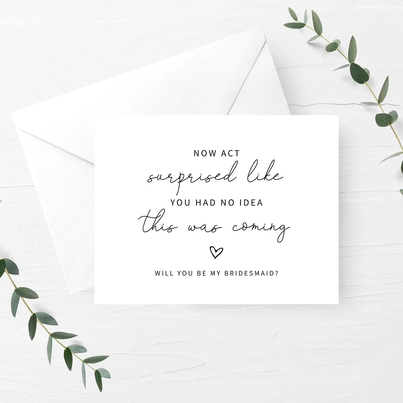 Funny Bridal Party Proposal Card | Multiple Options