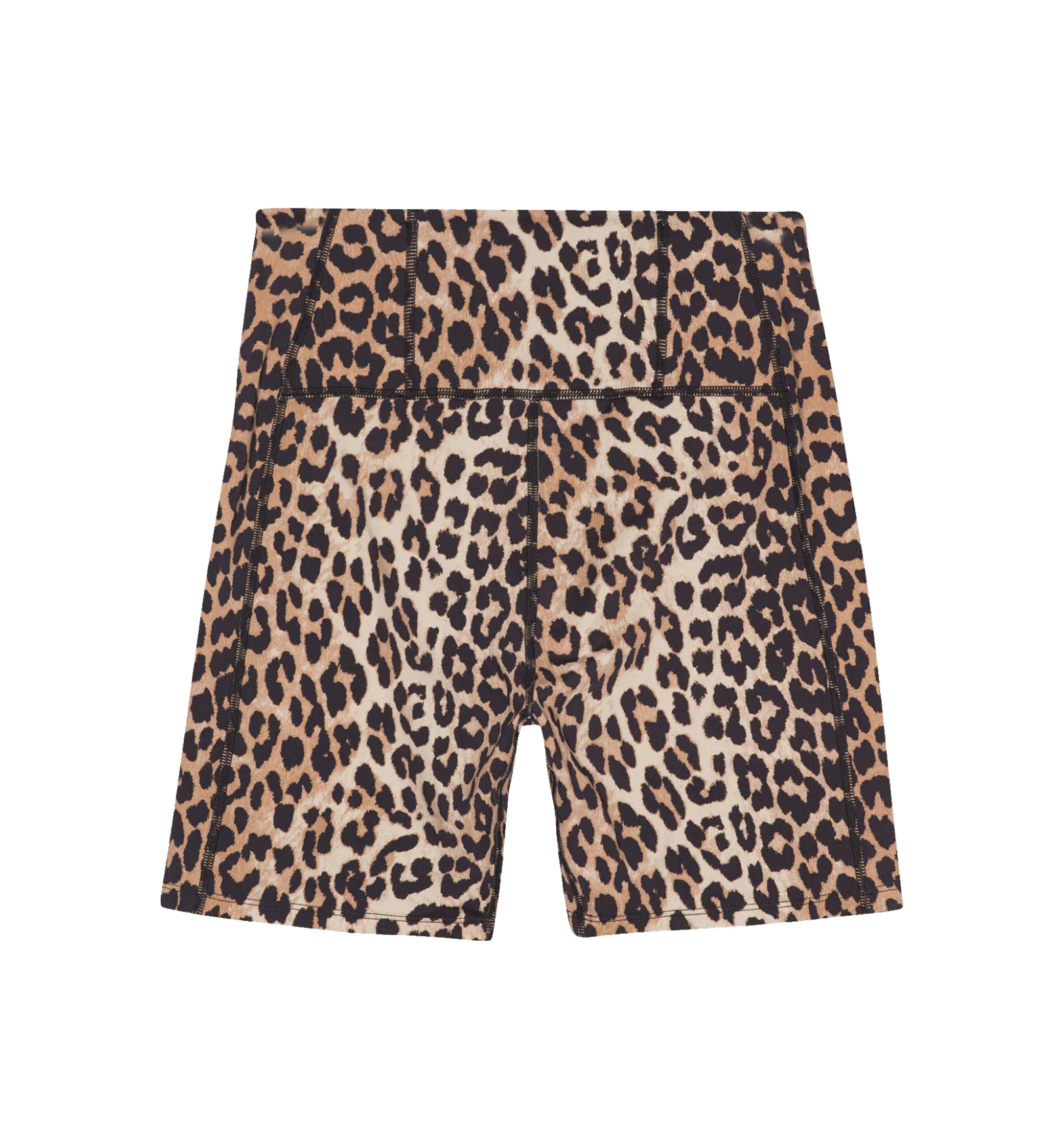 GANNI Leopard Active Ultra High Waist Shorts