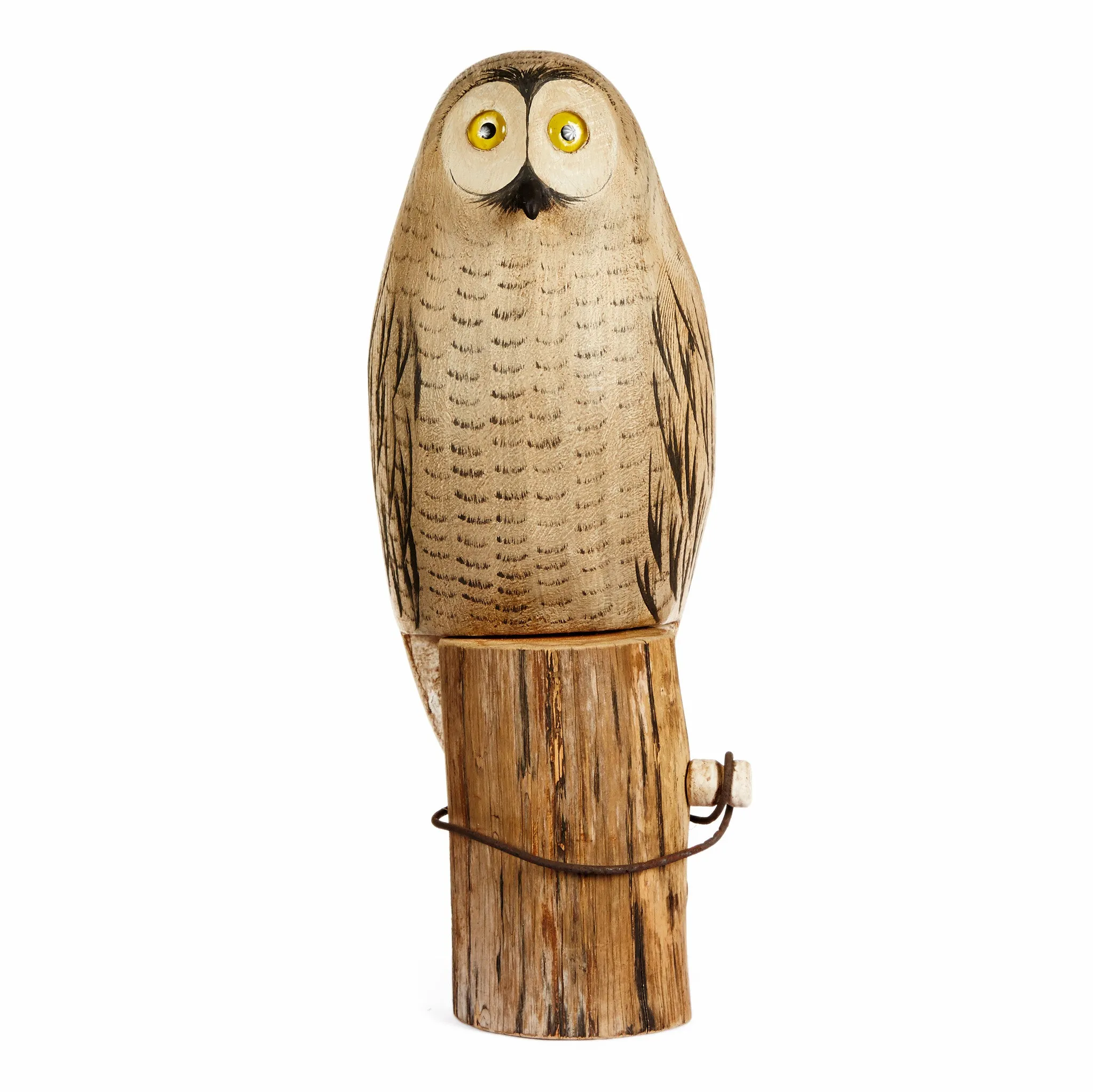 Hand Carved Medium Owls - Available in Multiple Colors