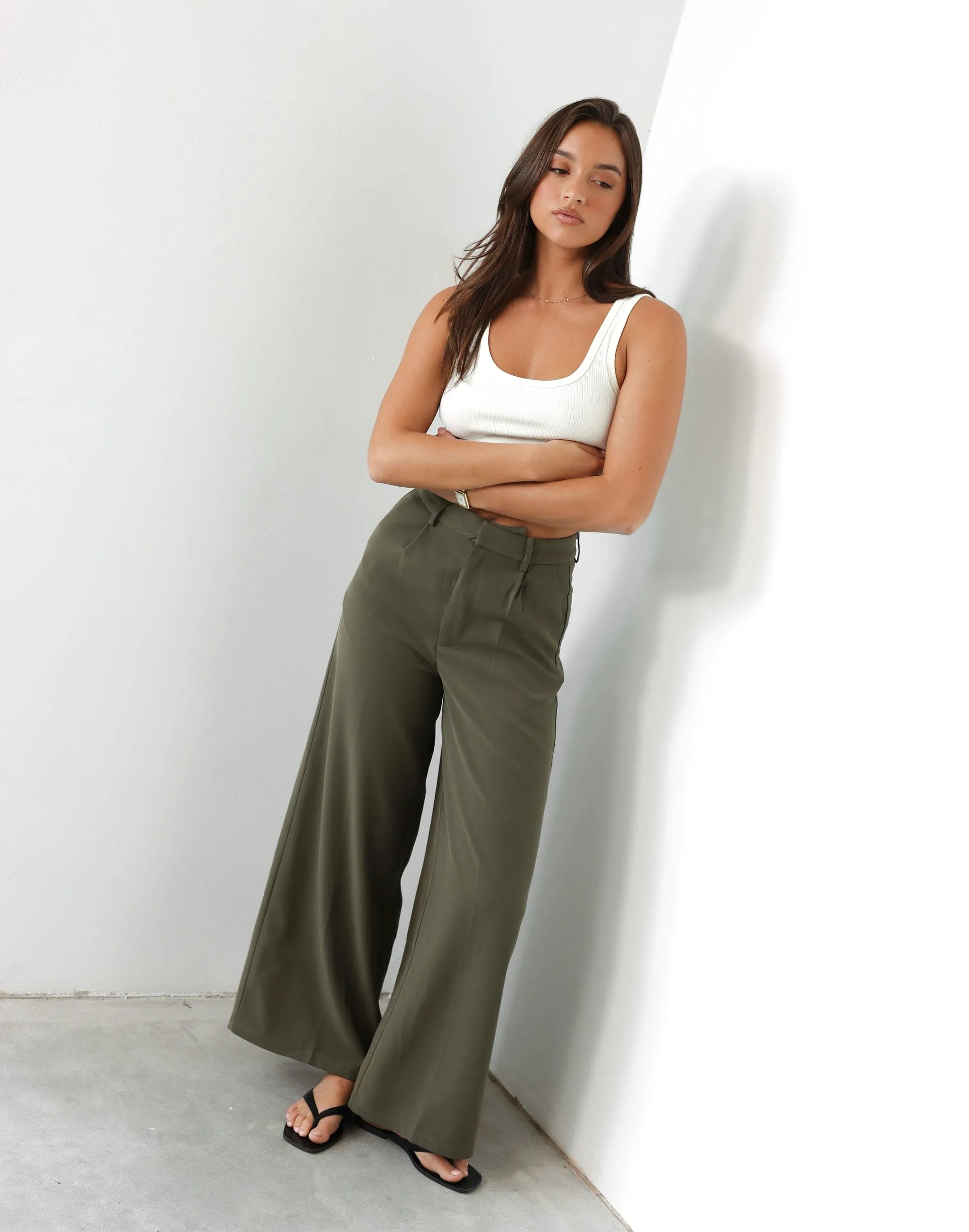 Harper Pants (Burnt Olive)