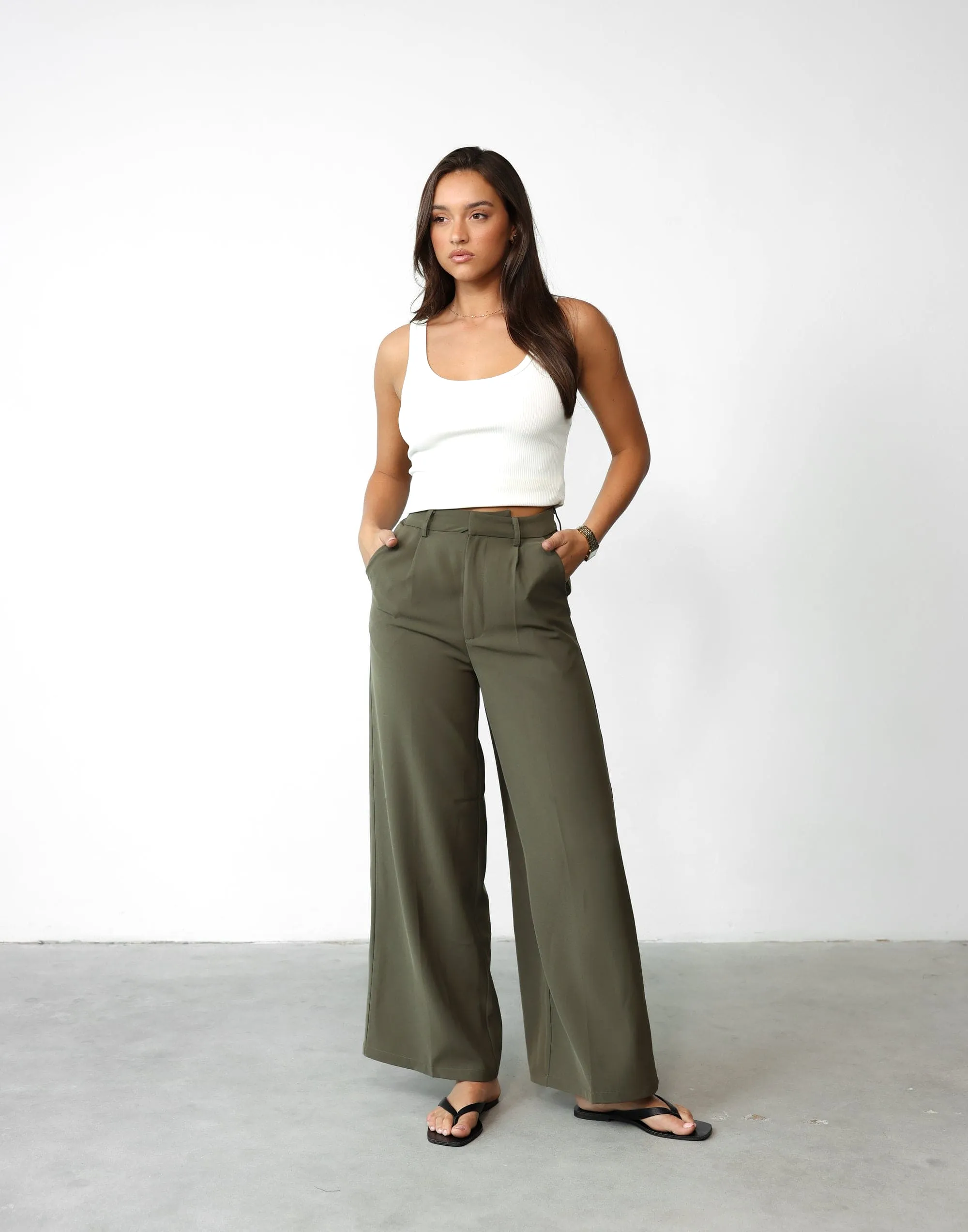 Harper Pants (Burnt Olive)