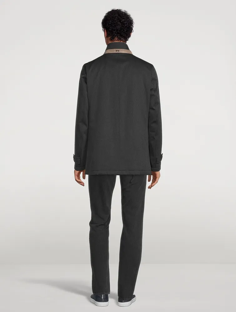 HERNO Wool Water-Repellent Coat