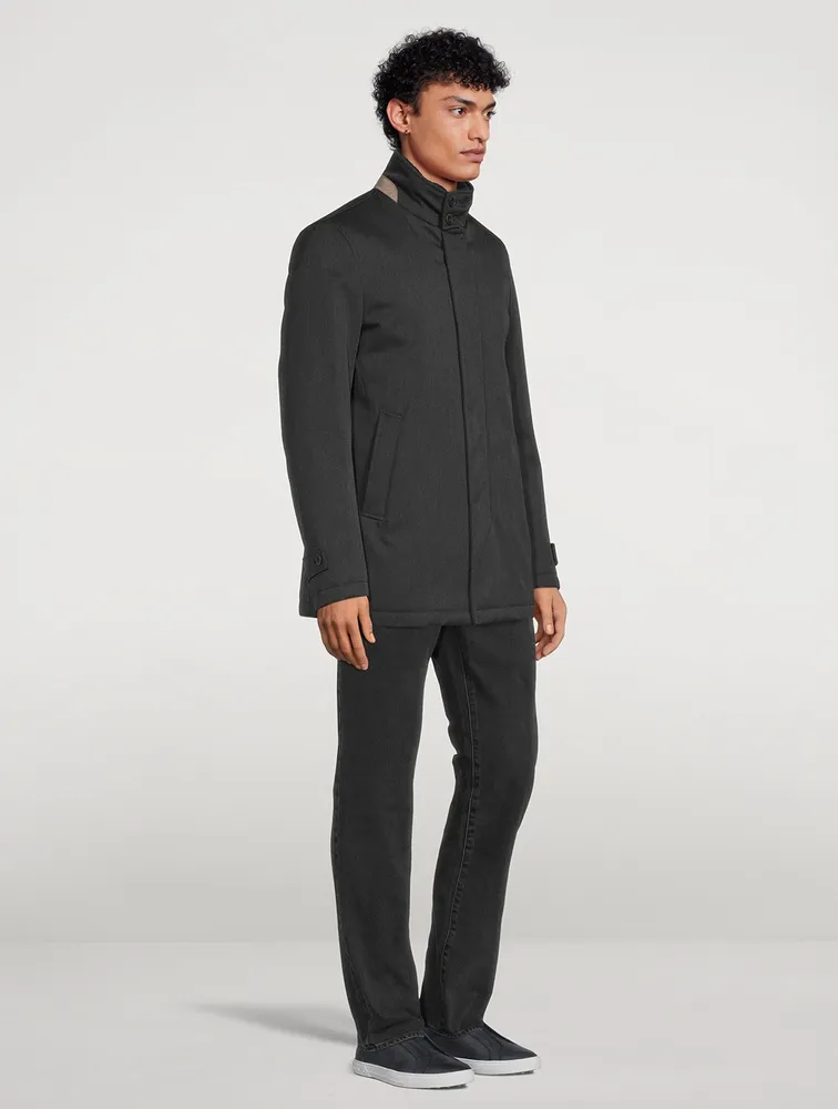 HERNO Wool Water-Repellent Coat