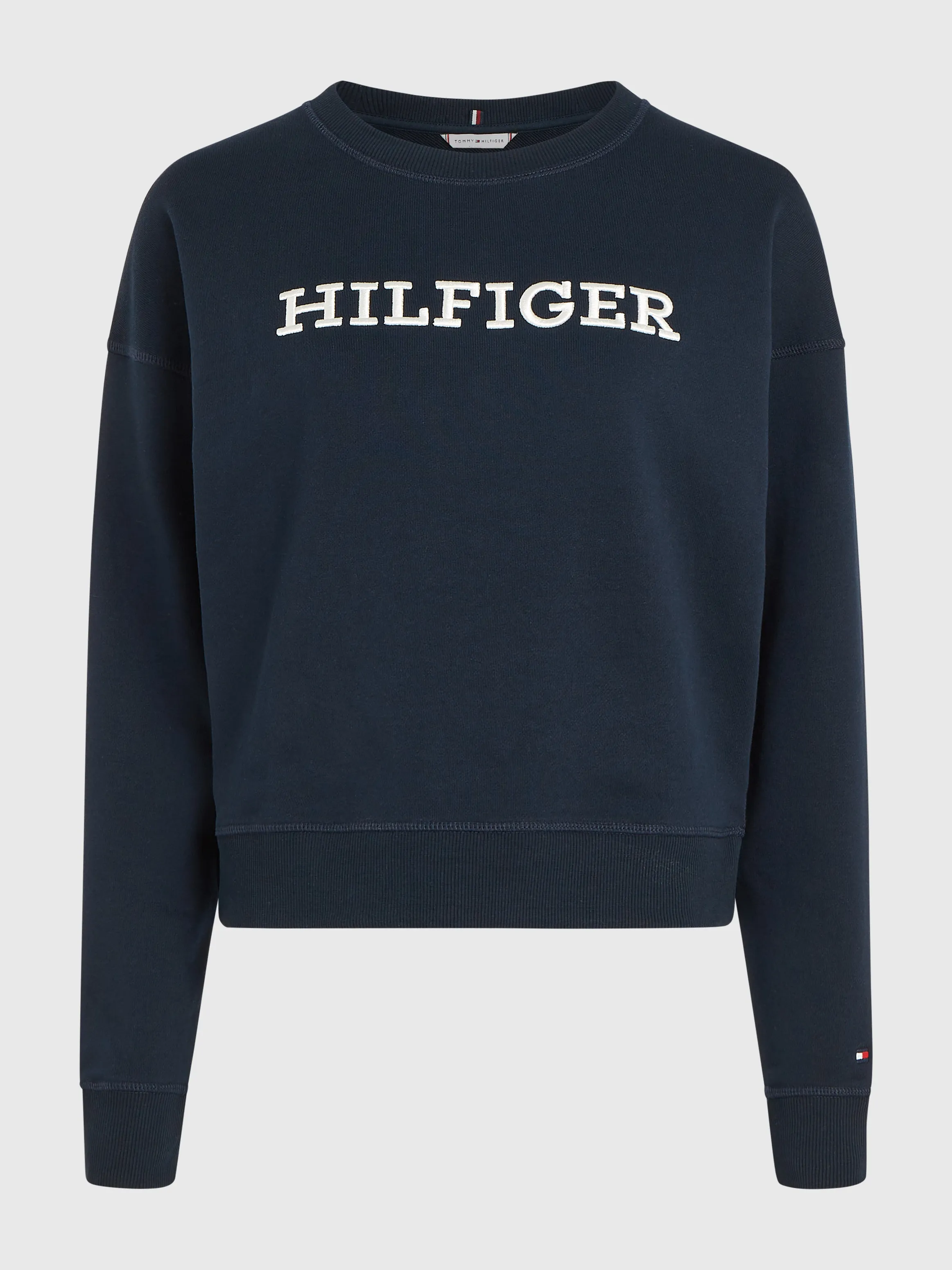 Hilfiger Monotype Embroidery Sweatshirt | Sweatshirts & Hoodies | Tommy Hilfiger