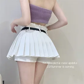 Ins high waist jk pleated skirt BY1122