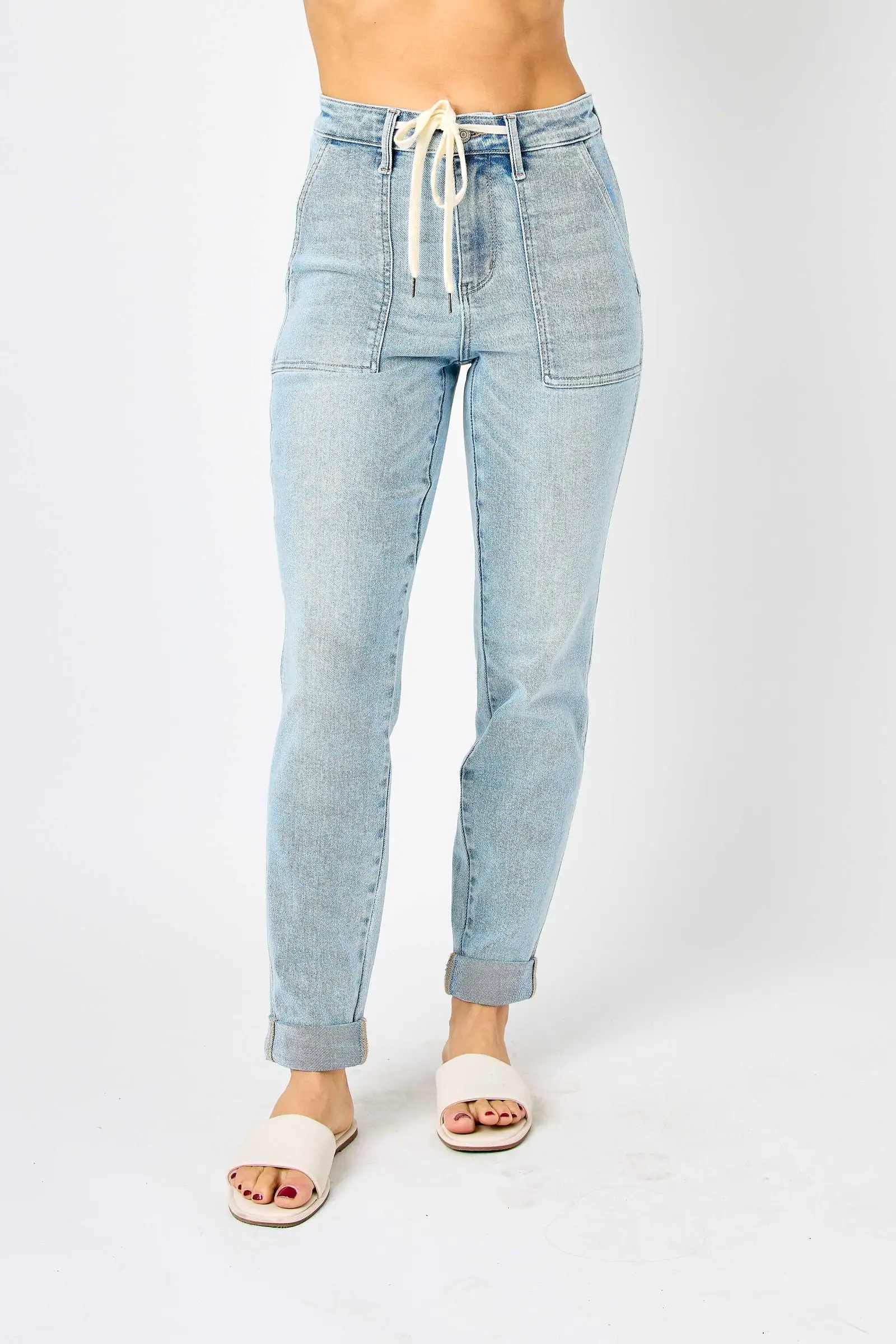 Judy Blue HIGH WAIST VINTAGE DOUBLE CUFF JOGGER