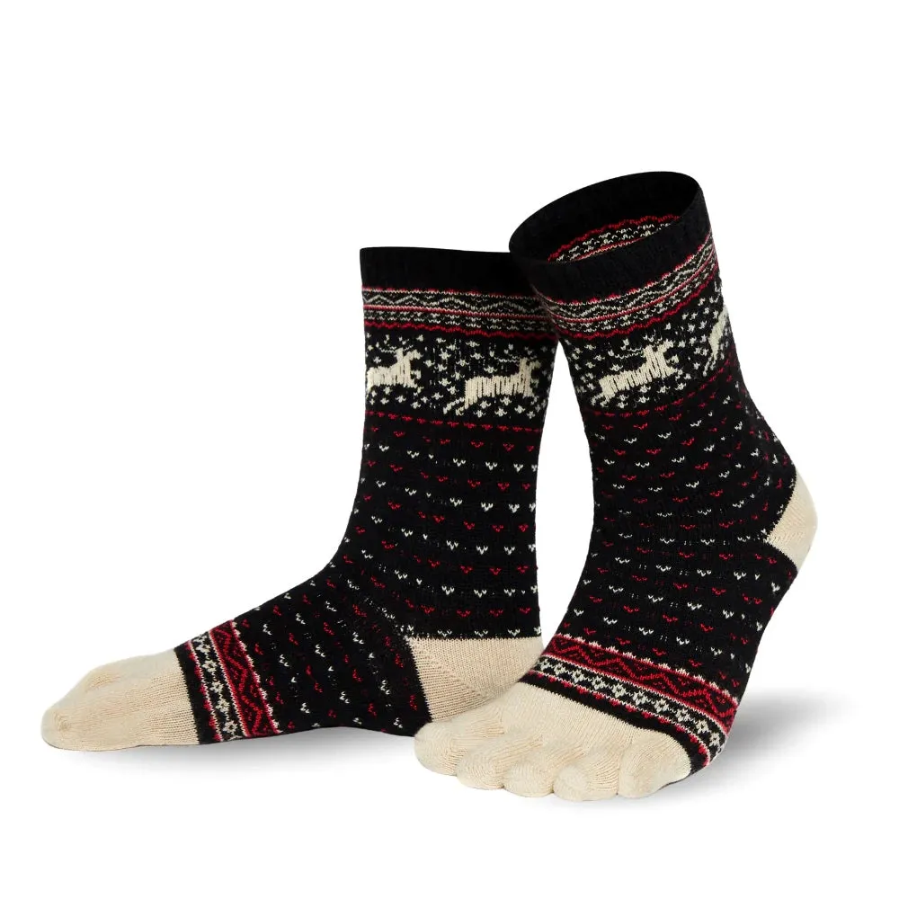 Knitido Hossa Reindeer Sweater Toe Socks