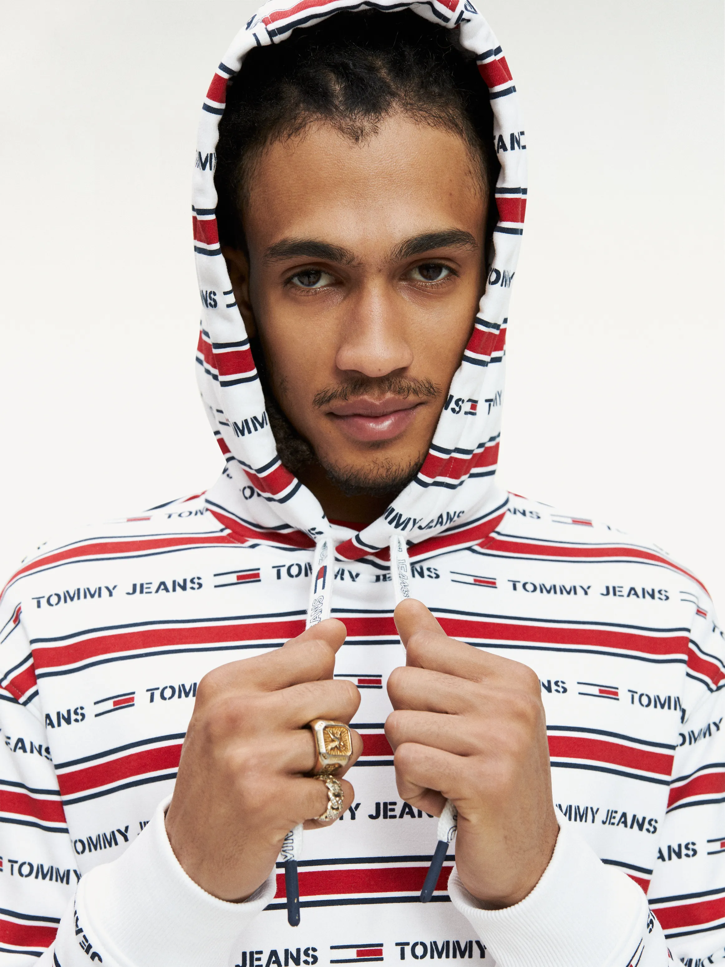 Logo Stripe Hoodie | Sweatshirts & Hoodies | Tommy Hilfiger