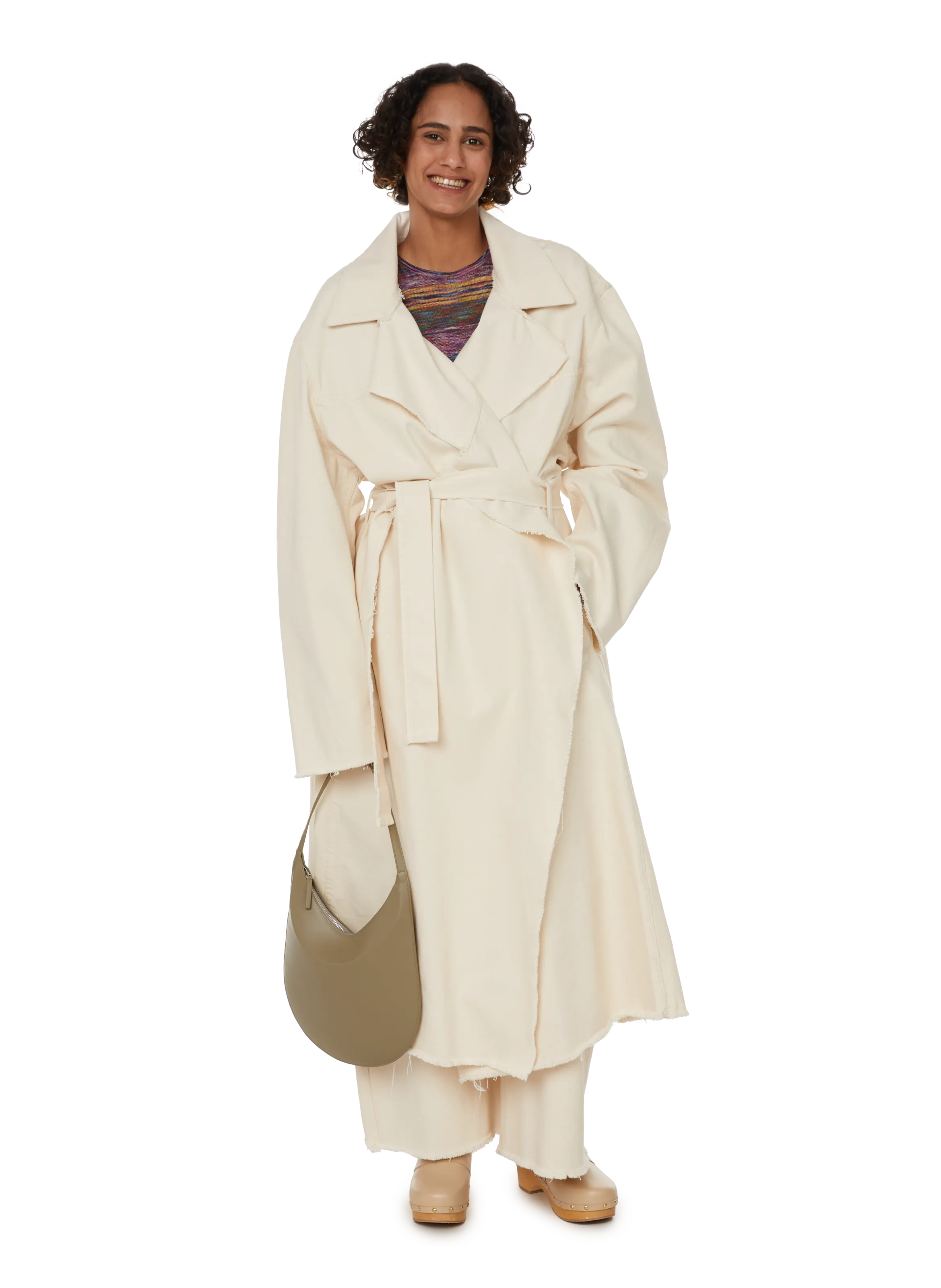 Marques almeida  Recycled and organic cotton-blend trench coat - White