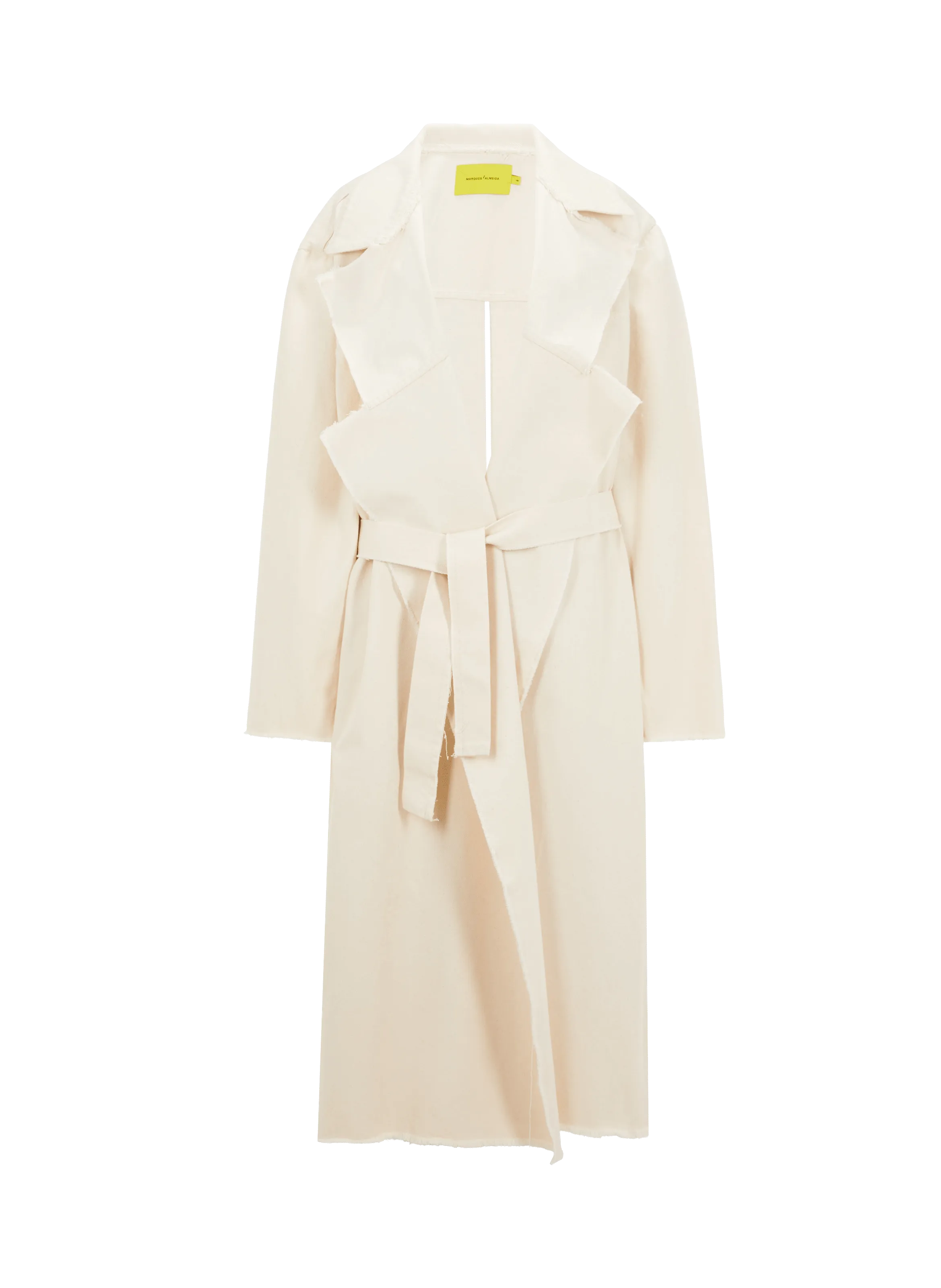 Marques almeida  Recycled and organic cotton-blend trench coat - White