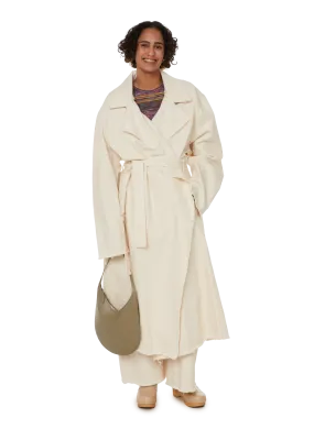 Marques almeida  Recycled and organic cotton-blend trench coat - White