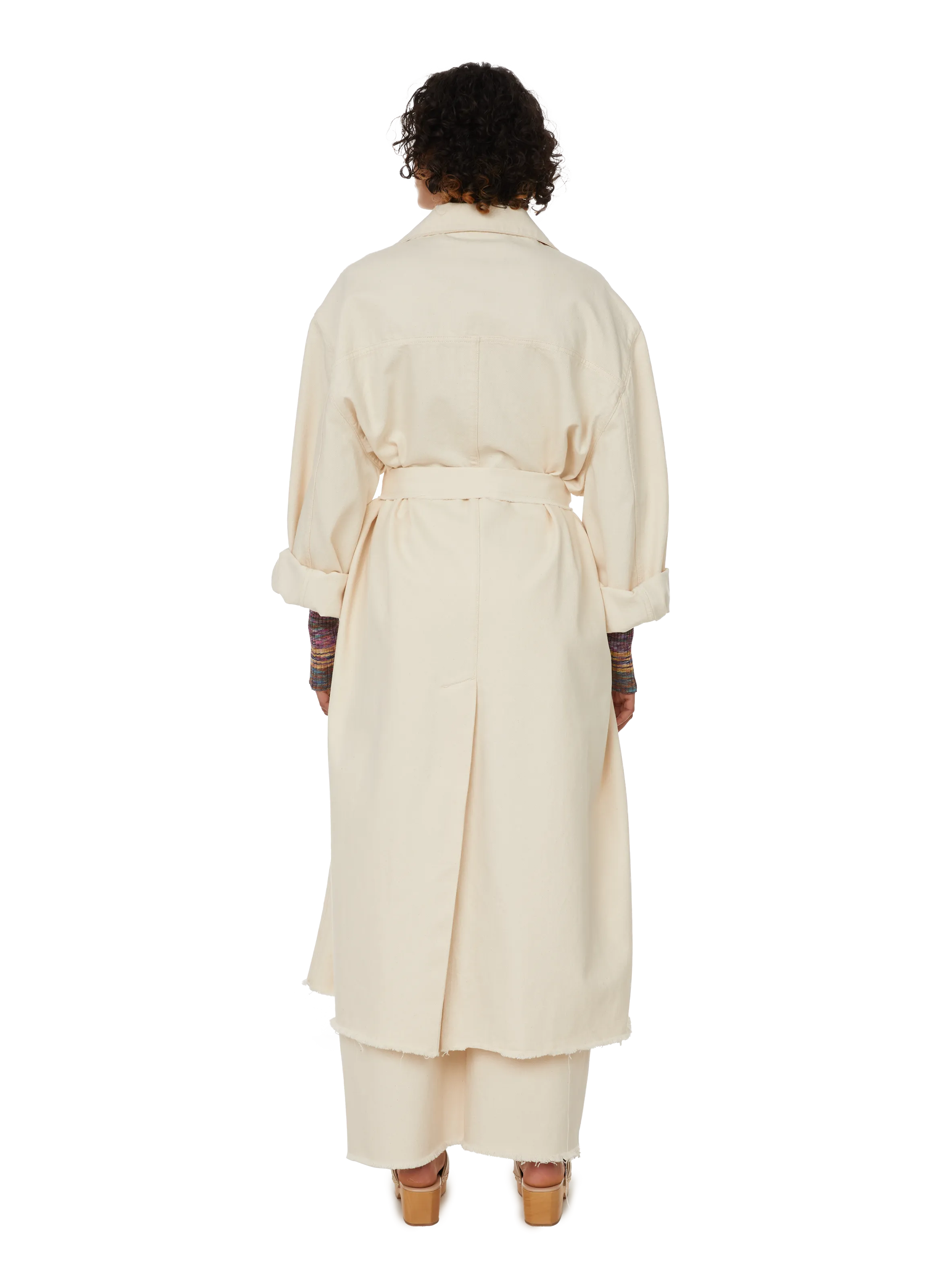 Marques almeida  Recycled and organic cotton-blend trench coat - White