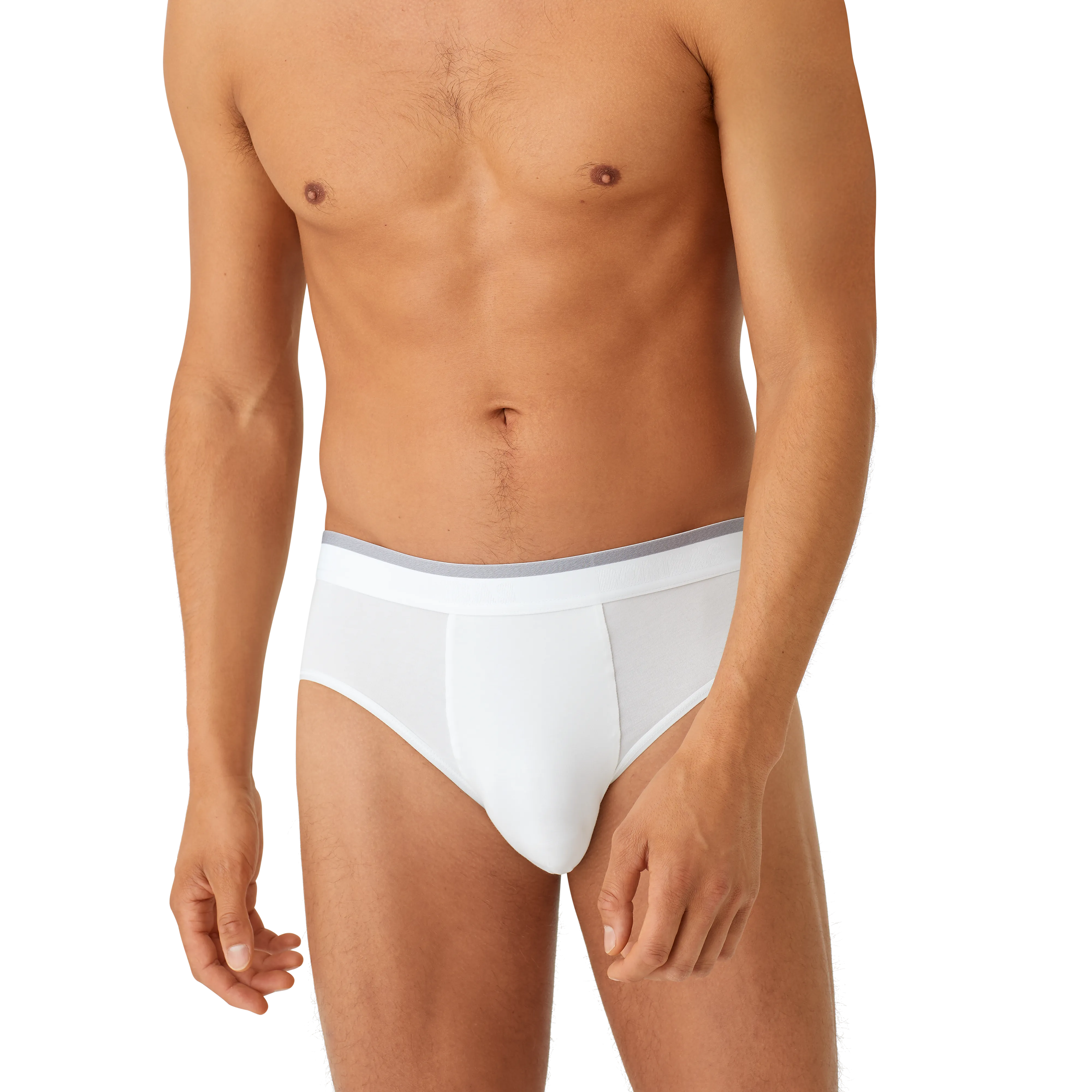 Men's Cotton Modal Blend Flyless Brief 3-Pack