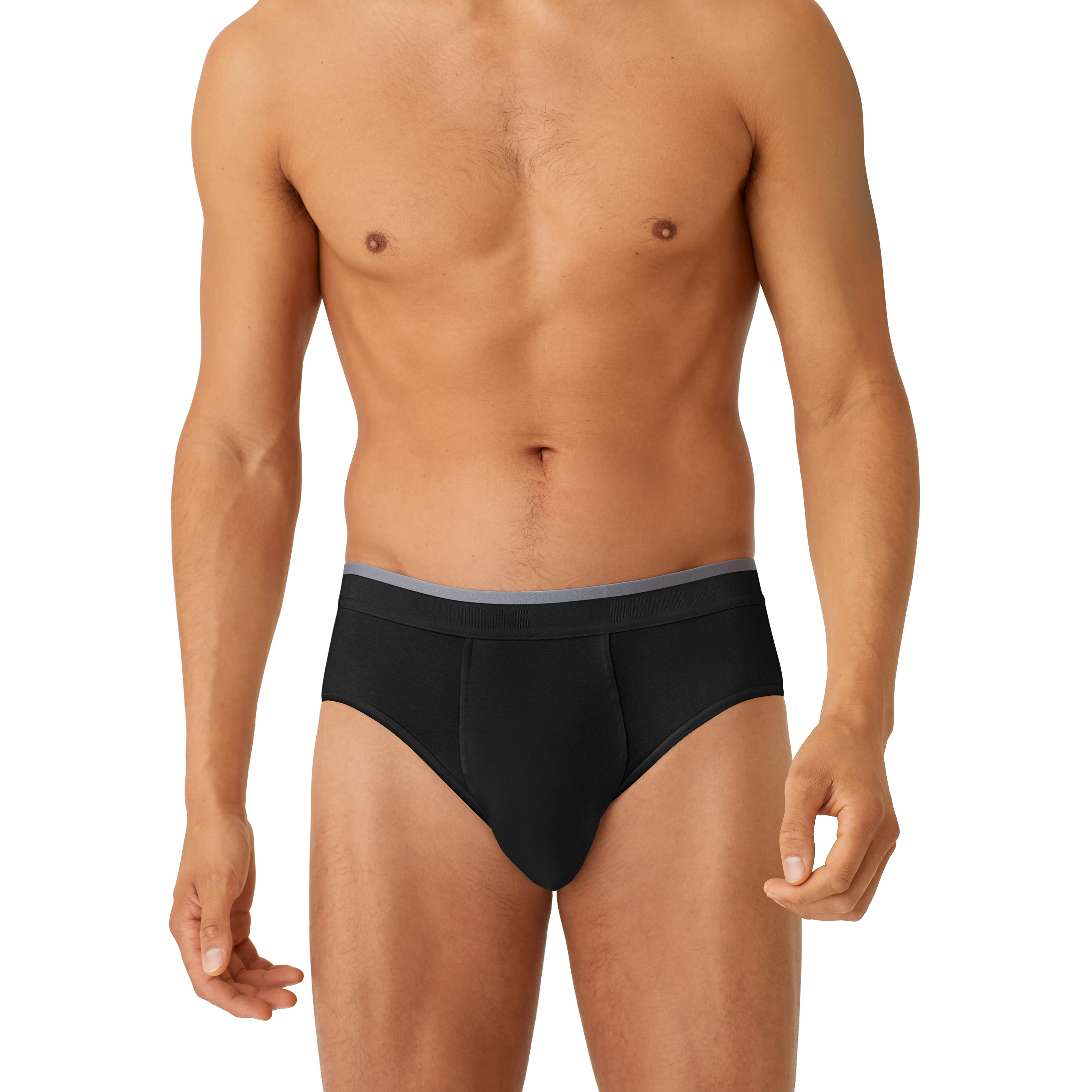 Men's Cotton Modal Blend Flyless Brief 3-Pack