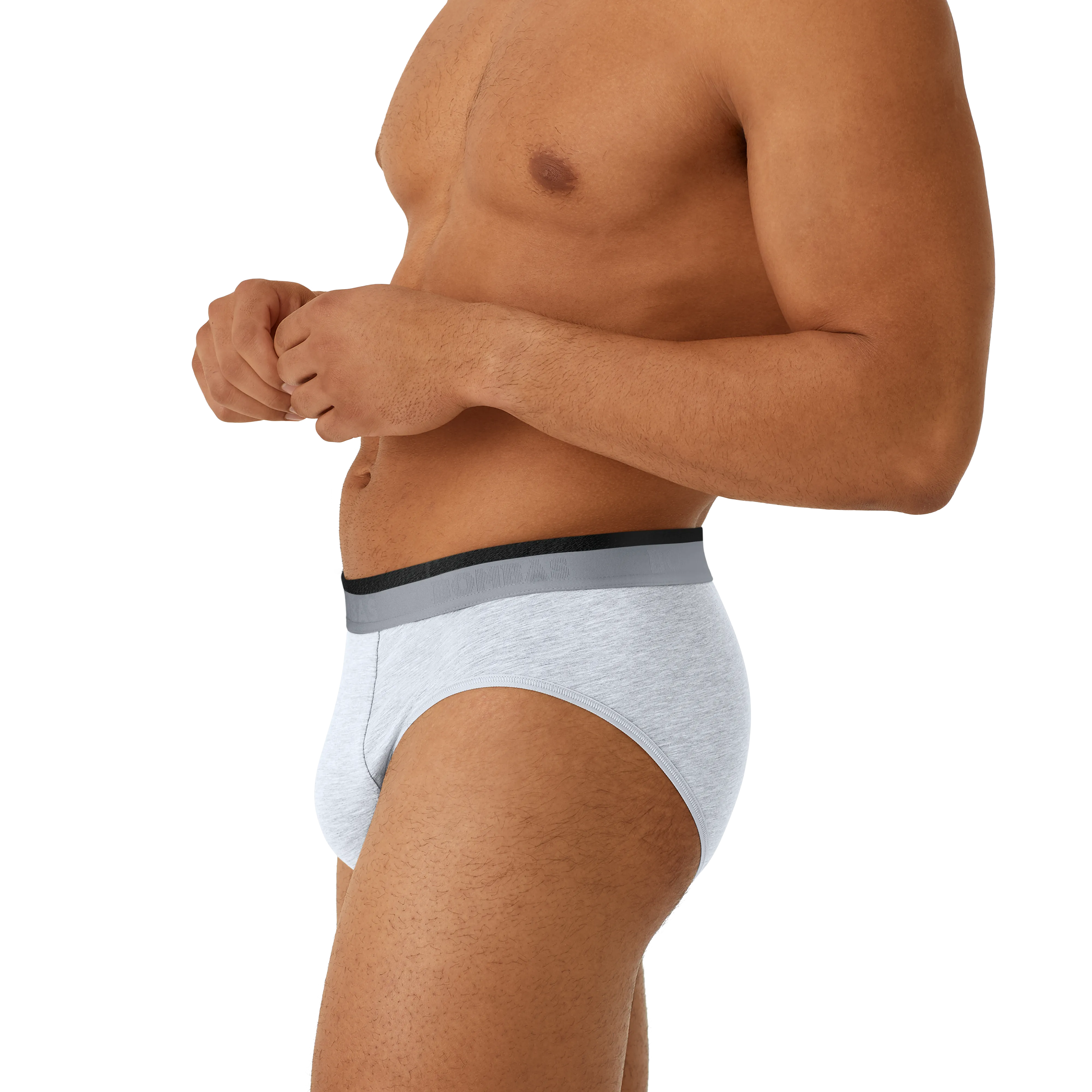 Men's Cotton Modal Blend Flyless Brief 3-Pack