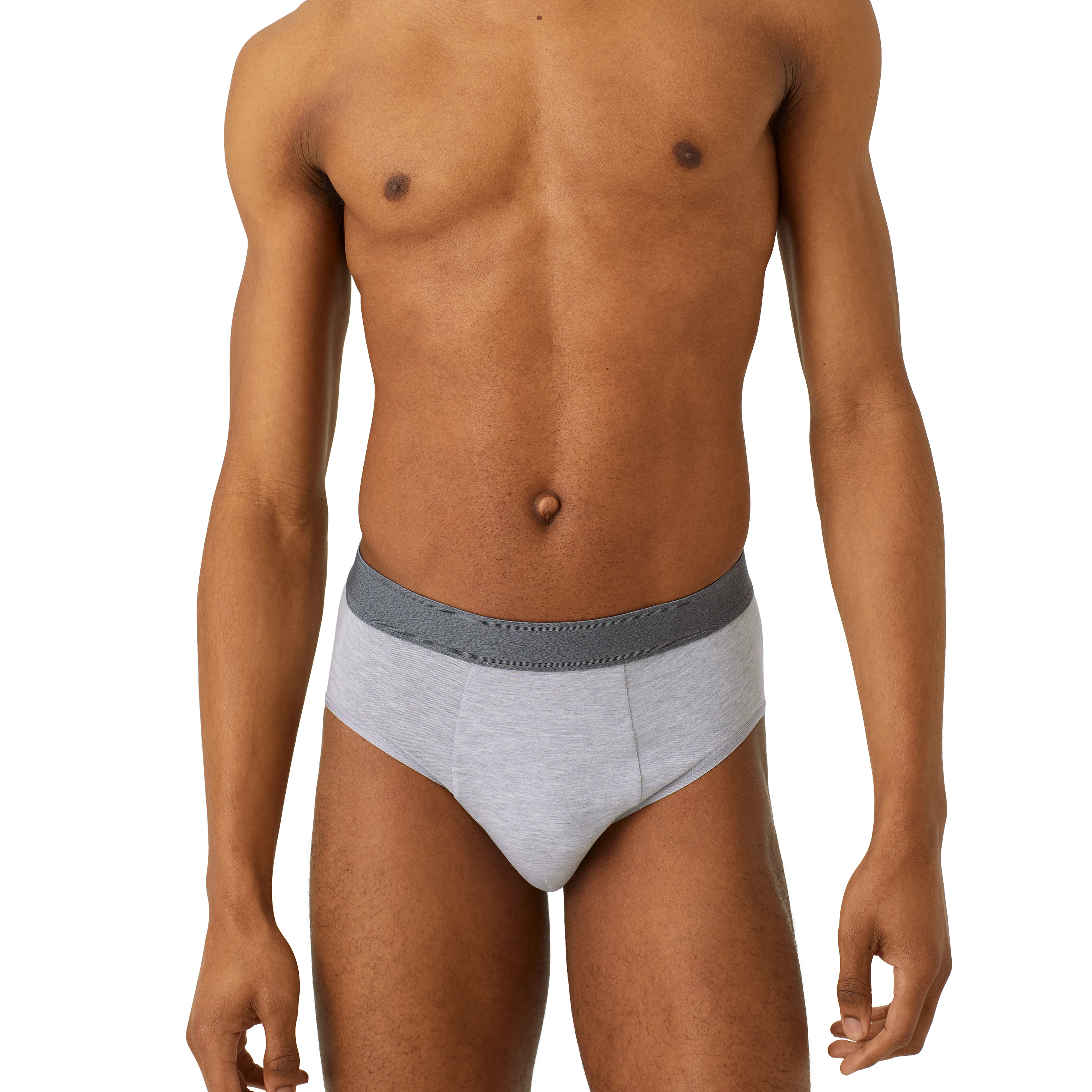 Men's Cotton Modal Blend Flyless Brief 6-Pack