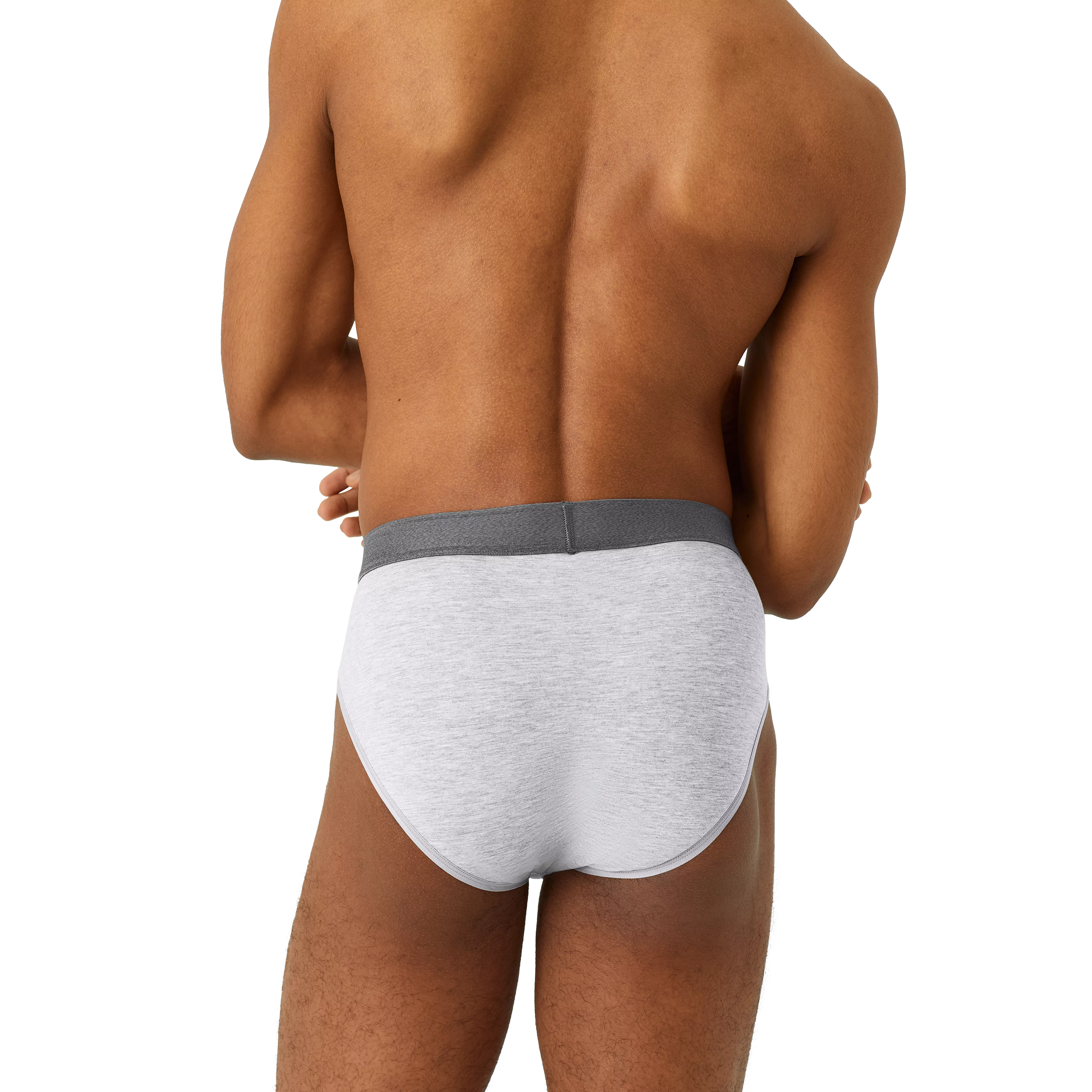 Men's Cotton Modal Blend Flyless Brief 6-Pack